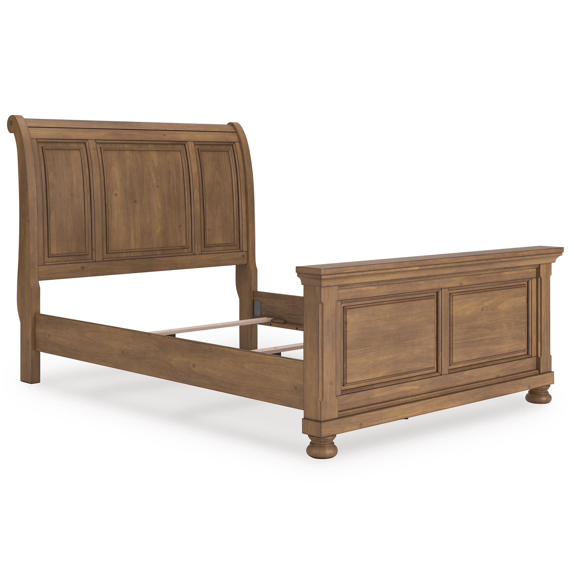  Size_Queen --  Signature Design by Ashley Feddinger Sleigh Bed IMAGE 5