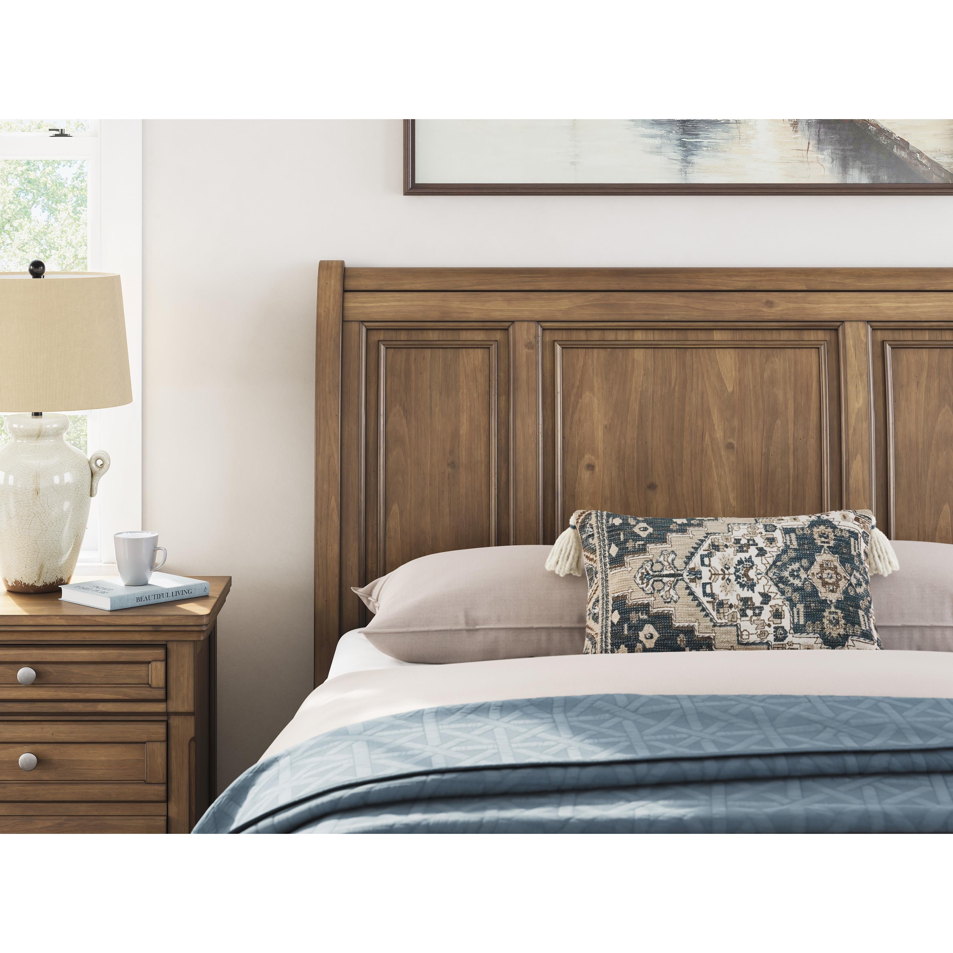  Size_Queen --  Signature Design by Ashley Feddinger Sleigh Bed IMAGE 7