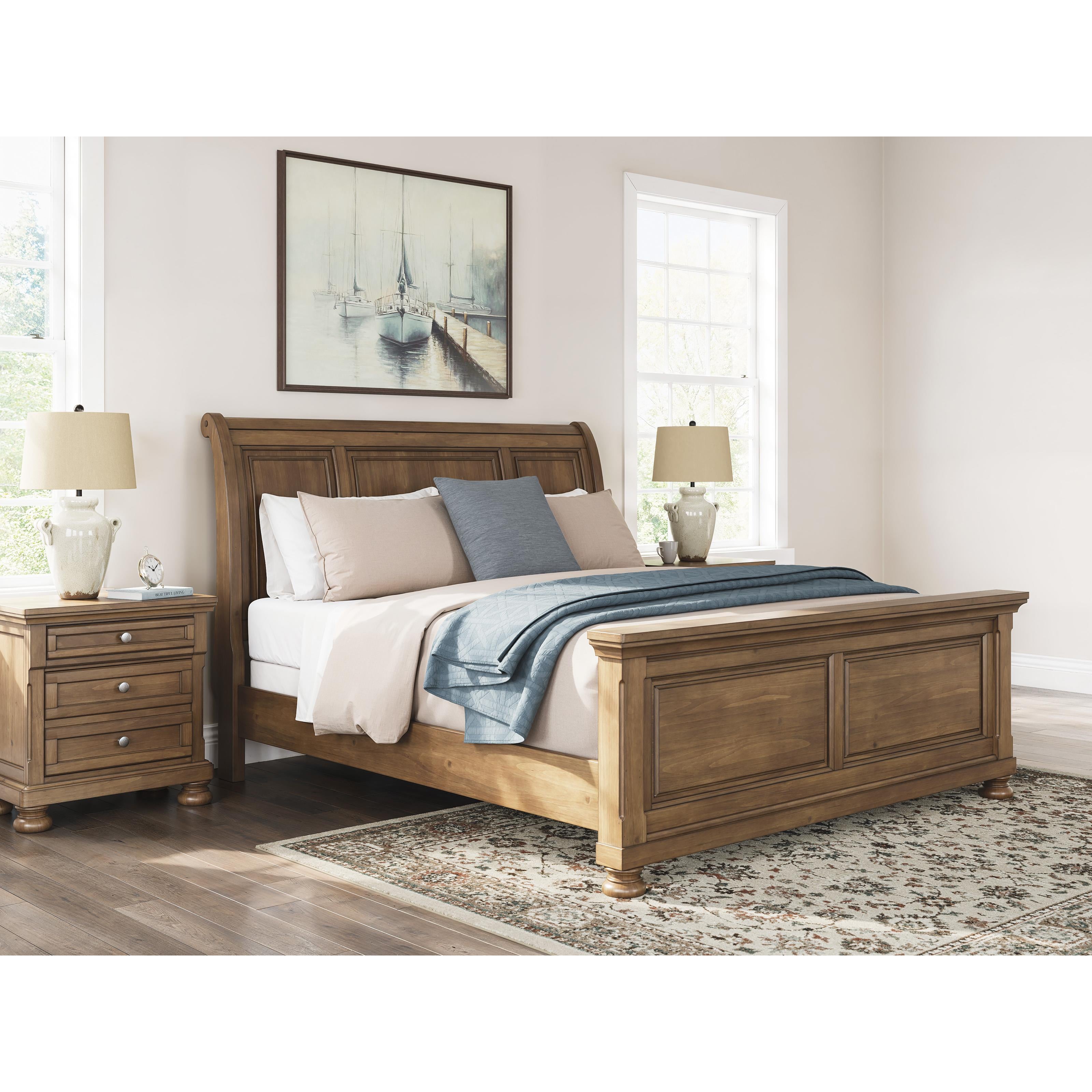  Size_King --  Feddinger PCB779B15 King Sleigh Bed IMAGE 6
