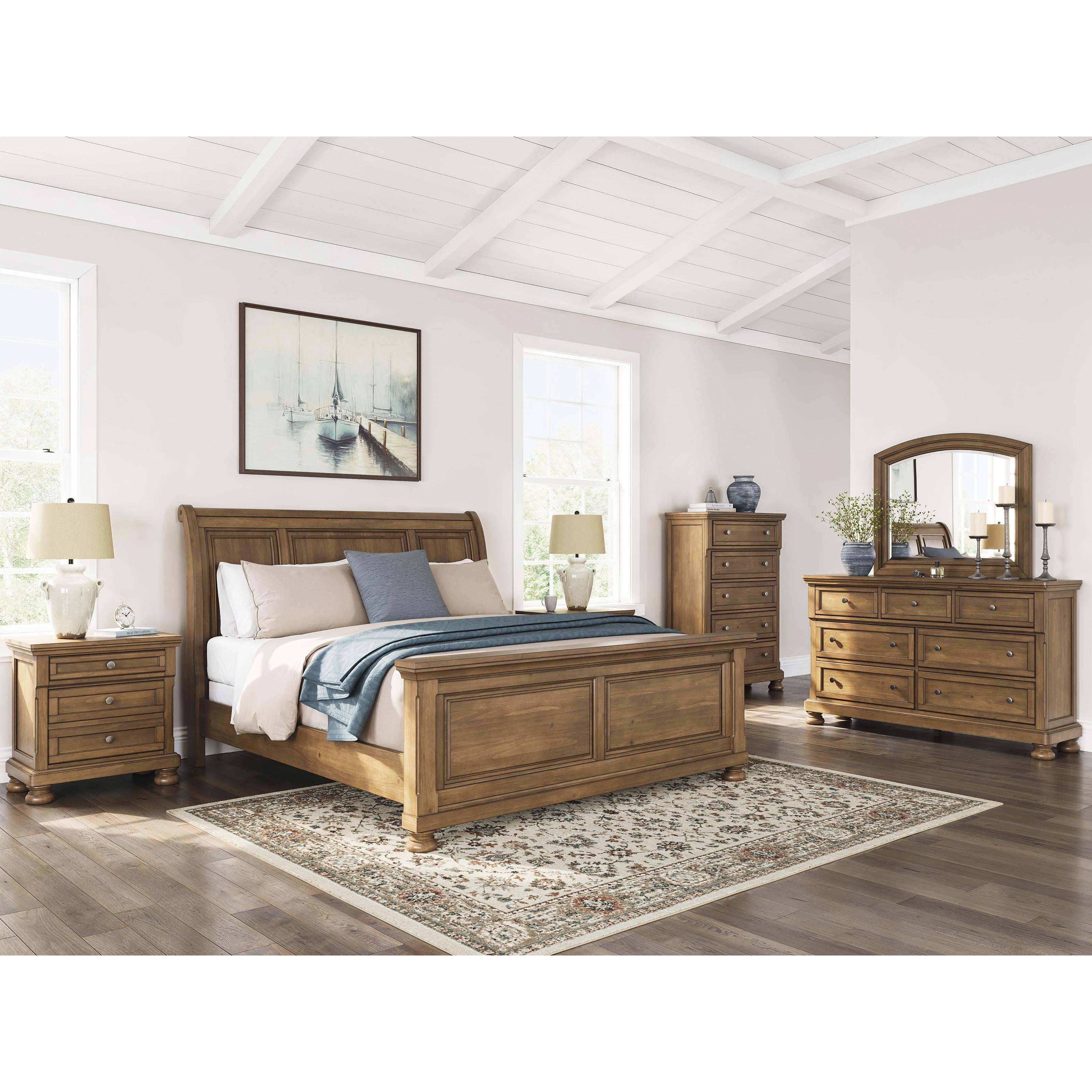  Size_King --  Feddinger PCB779B15 King Sleigh Bed IMAGE 8
