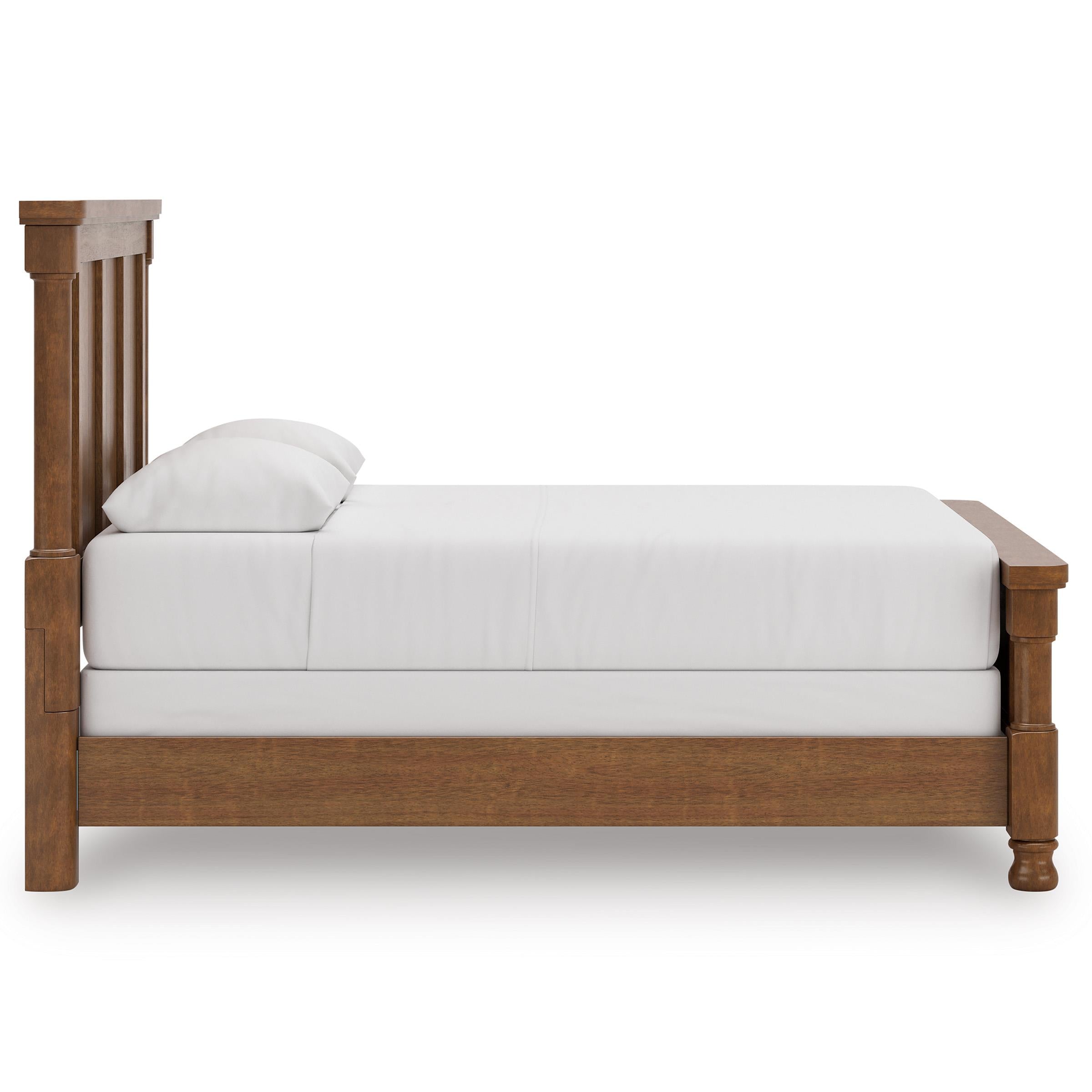  Size_Queen --  Signature Design by Ashley Rowlenstown Poster Bed IMAGE 3