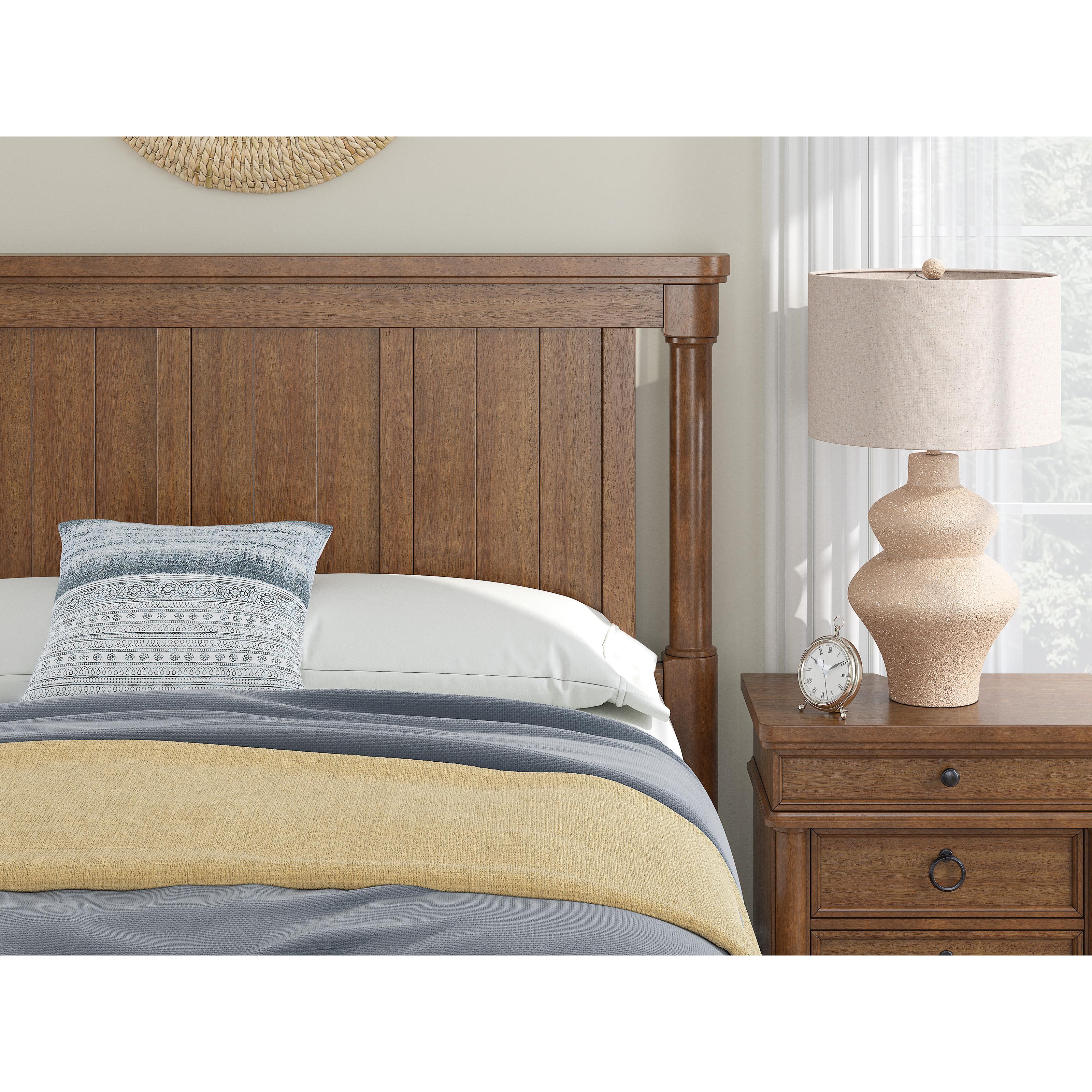  Size_Queen --  Signature Design by Ashley Rowlenstown Poster Bed IMAGE 6