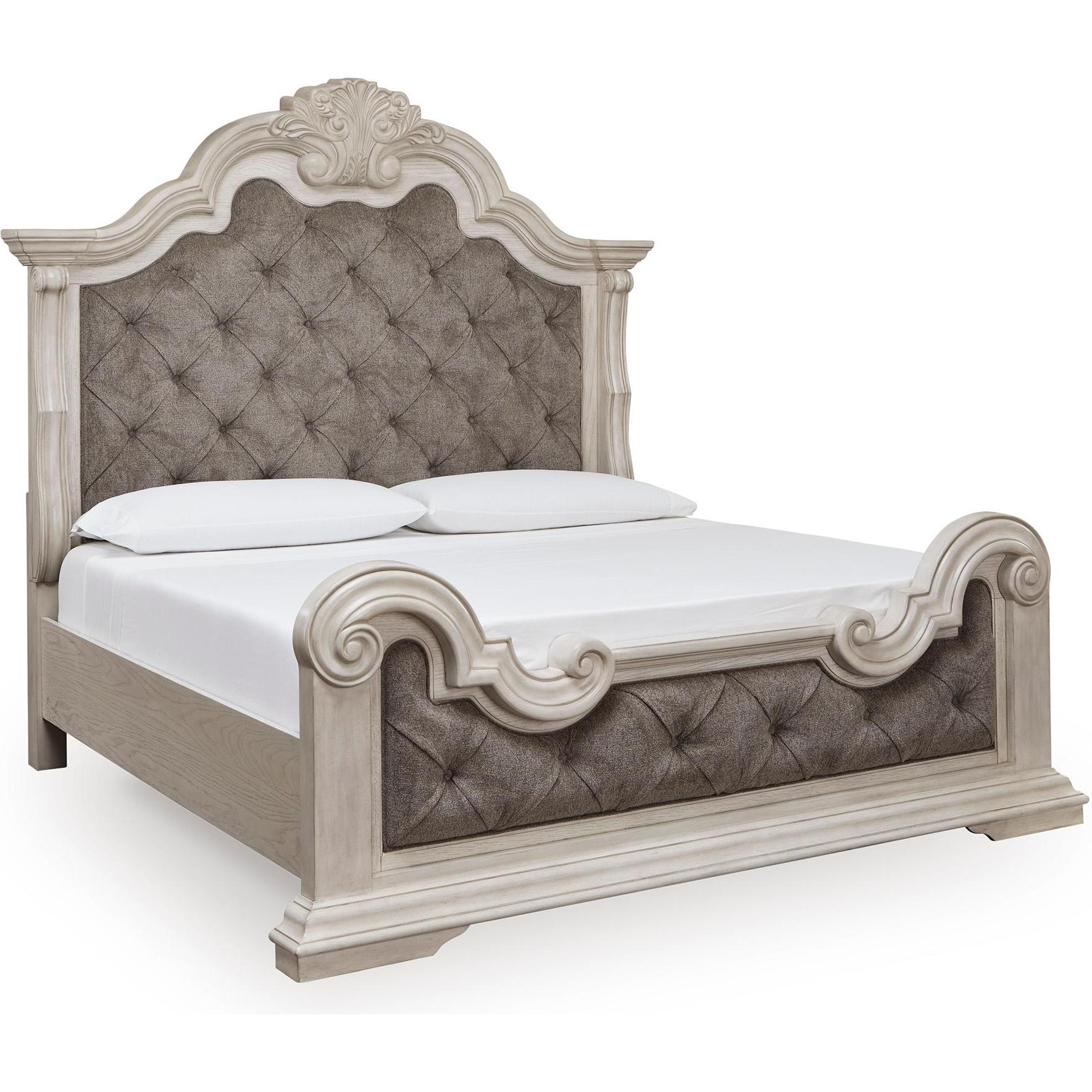  Size_California King --  Bruchandi PCB948B5 California King Upholstered Panel Bed IMAGE 1