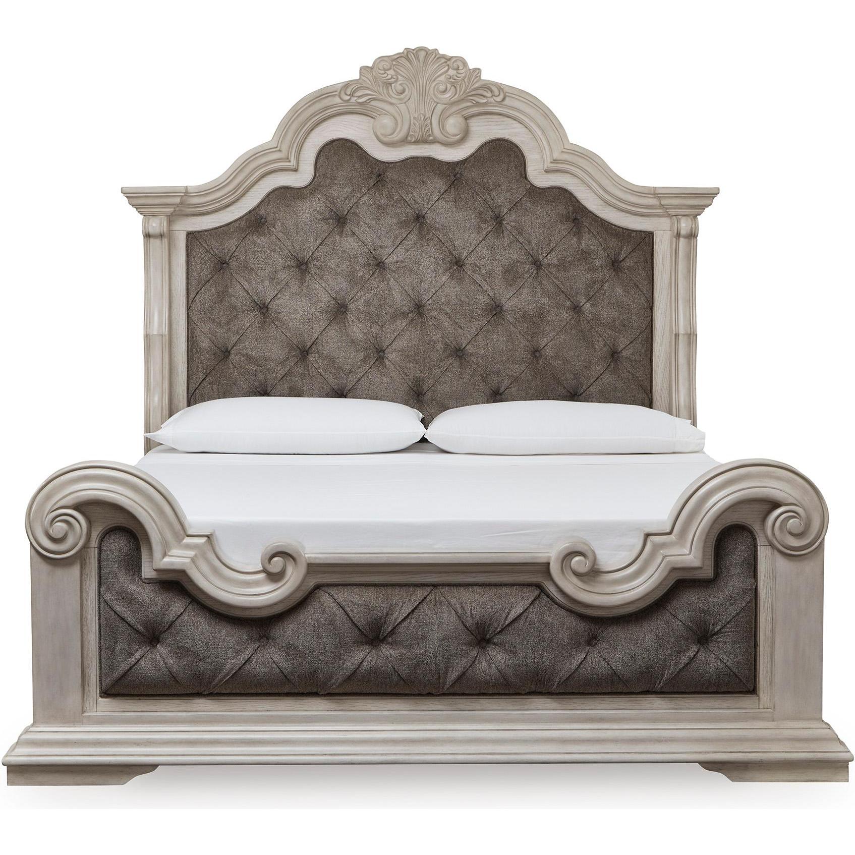  Size_California King --  Bruchandi PCB948B5 California King Upholstered Panel Bed IMAGE 2
