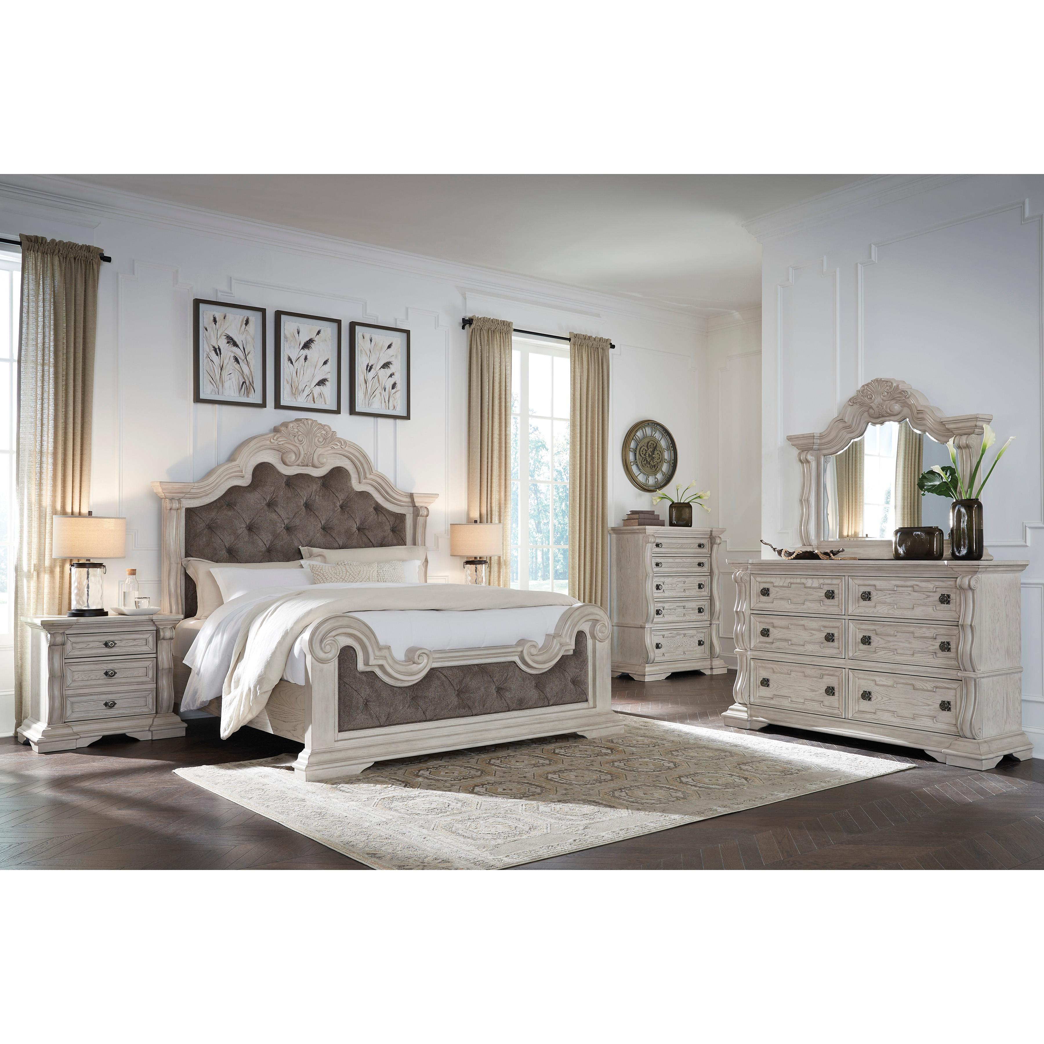  Size_California King --  Bruchandi PCB948B5 California King Upholstered Panel Bed IMAGE 7