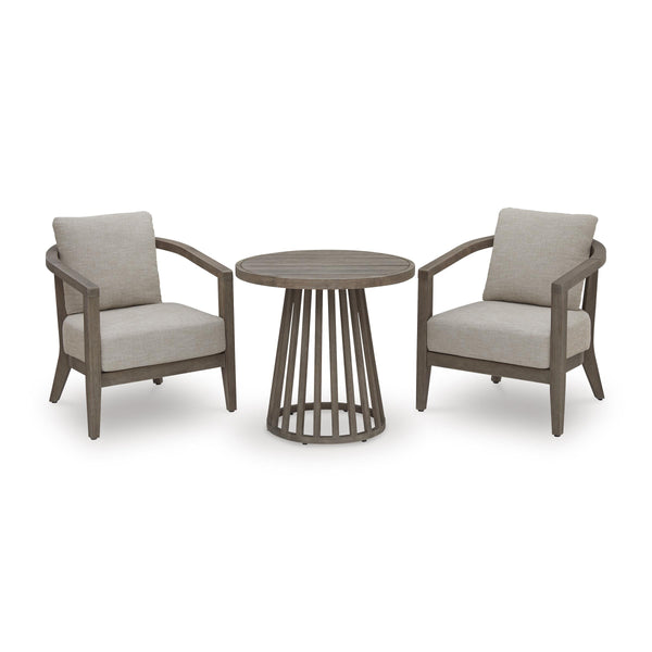 Signature Design by Ashley Joy Lagoon PCP310-050 Chairs with Cushions and Table Set