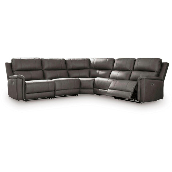 Signature Design by Ashley Bleckley PCU12000S4 5 pc Power Reclining Sectional