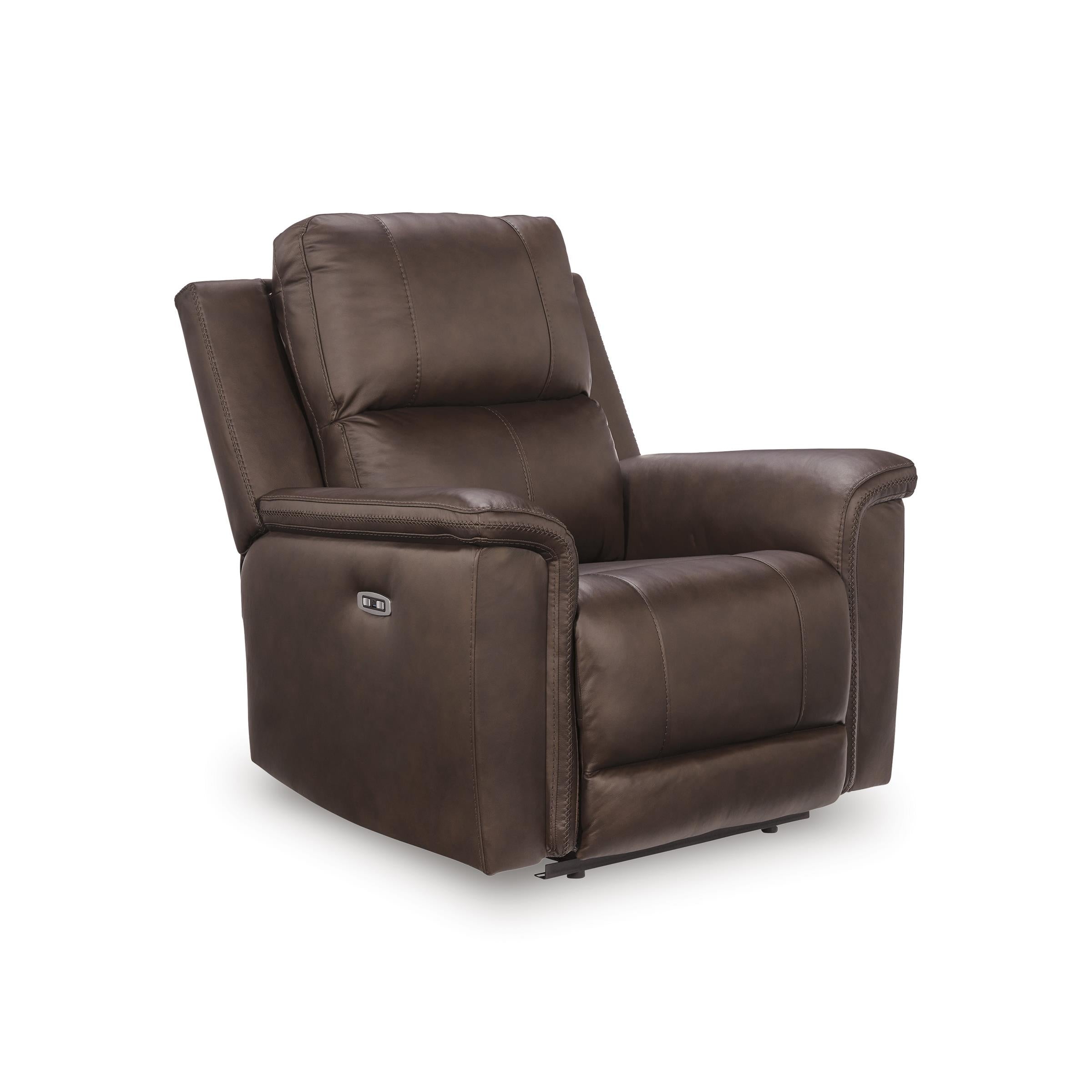  Manufacturer Color_Espresso --  Bleckley PCU1200113 Power Recliner with Adjustable Headrest IMAGE 1