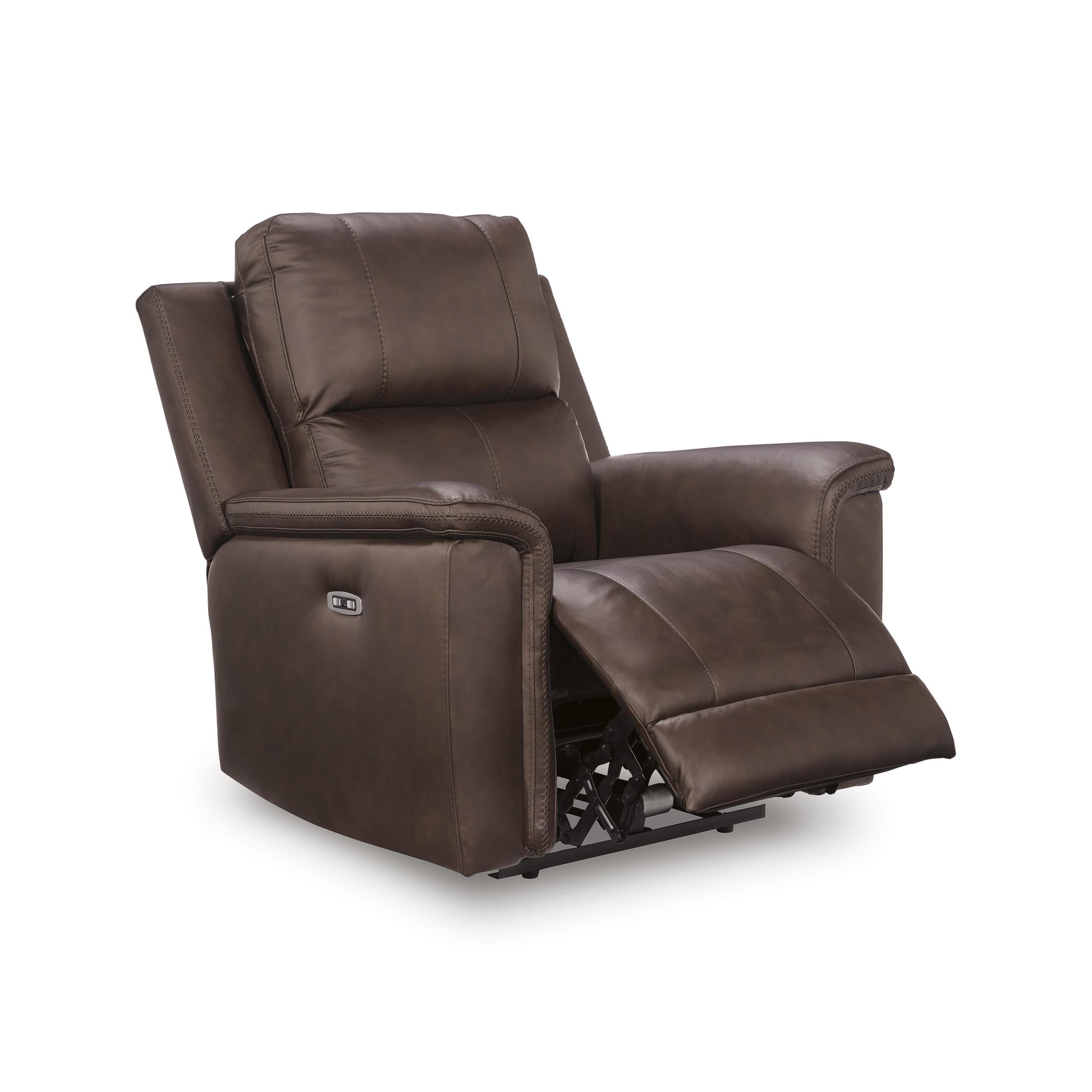  Manufacturer Color_Espresso --  Bleckley PCU1200113 Power Recliner with Adjustable Headrest IMAGE 2