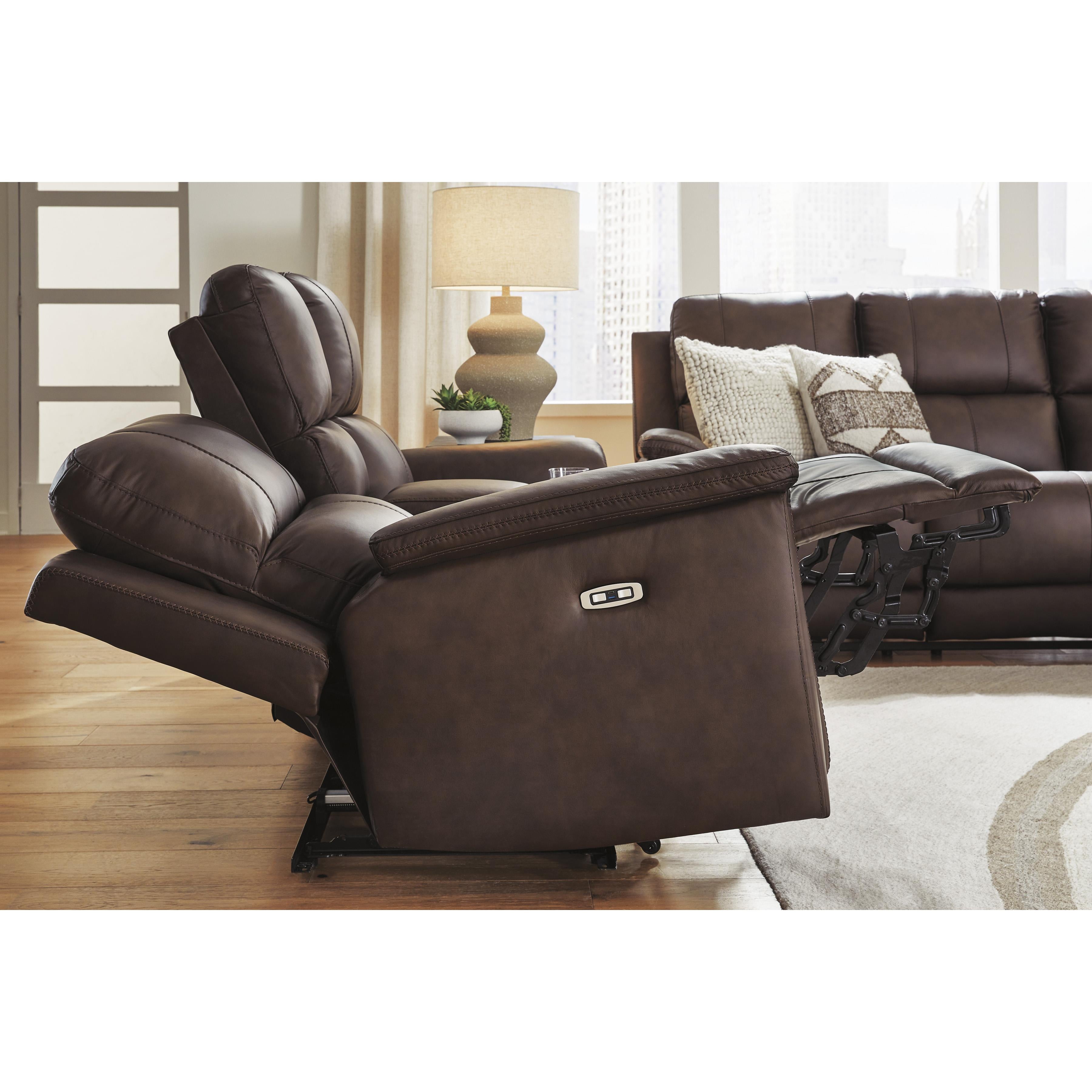  Manufacturer Color_Espresso --  Bleckley PCU1200115 Power Reclining Sofa with Adjustable Headrest IMAGE 13