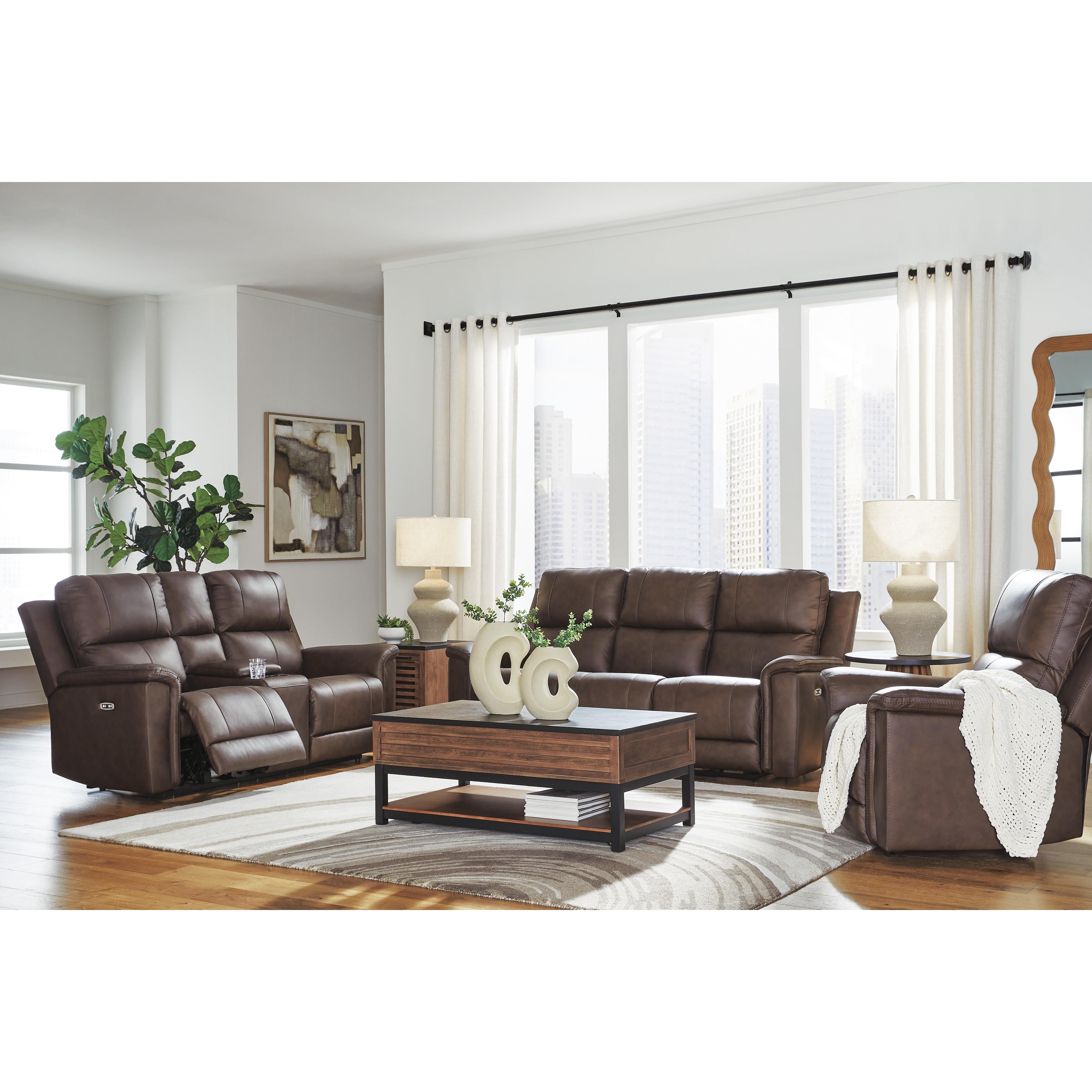 Manufacturer Color_Espresso --  Bleckley PCU1200115 Power Reclining Sofa with Adjustable Headrest IMAGE 14