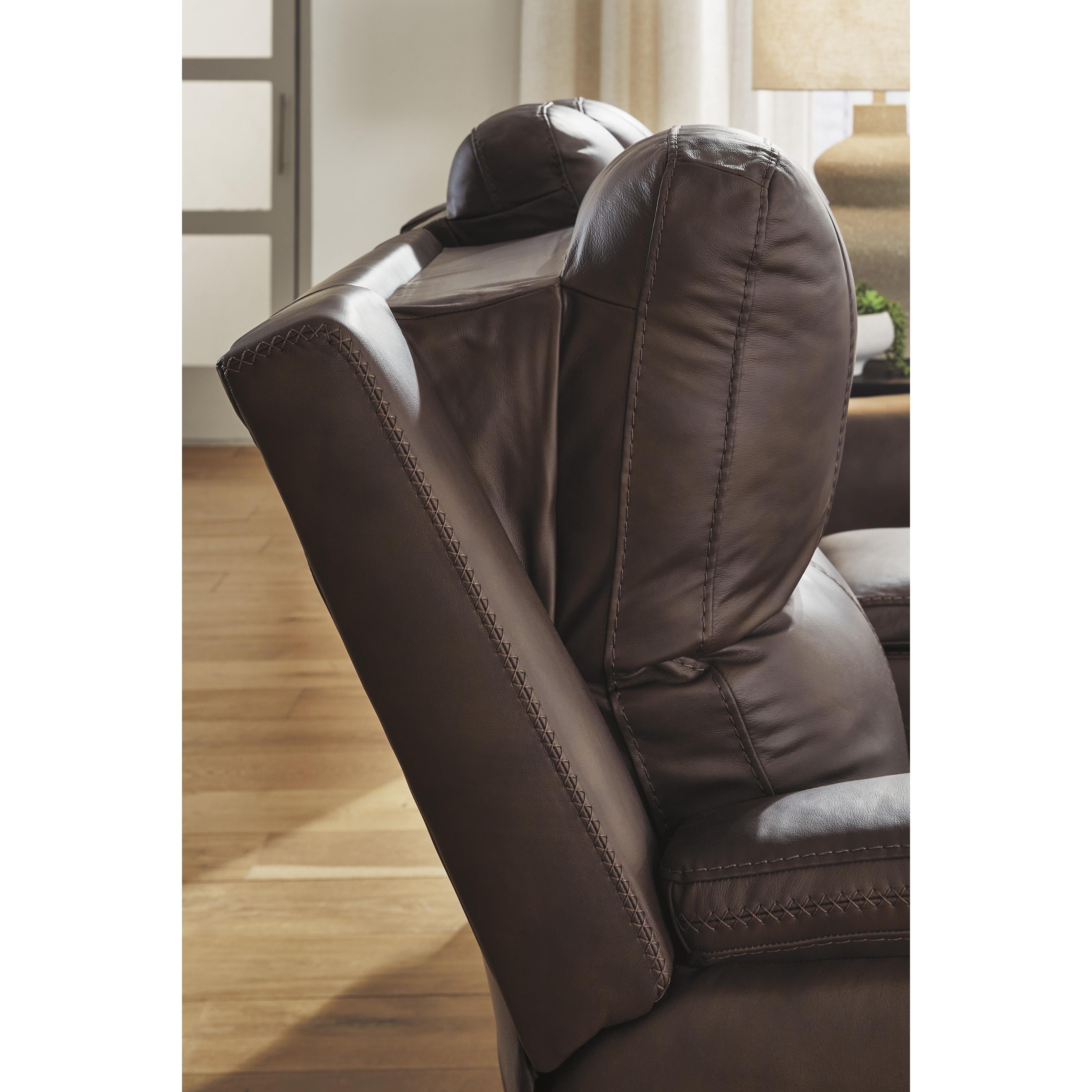  Manufacturer Color_Espresso --  Bleckley PCU1200115 Power Reclining Sofa with Adjustable Headrest IMAGE 7