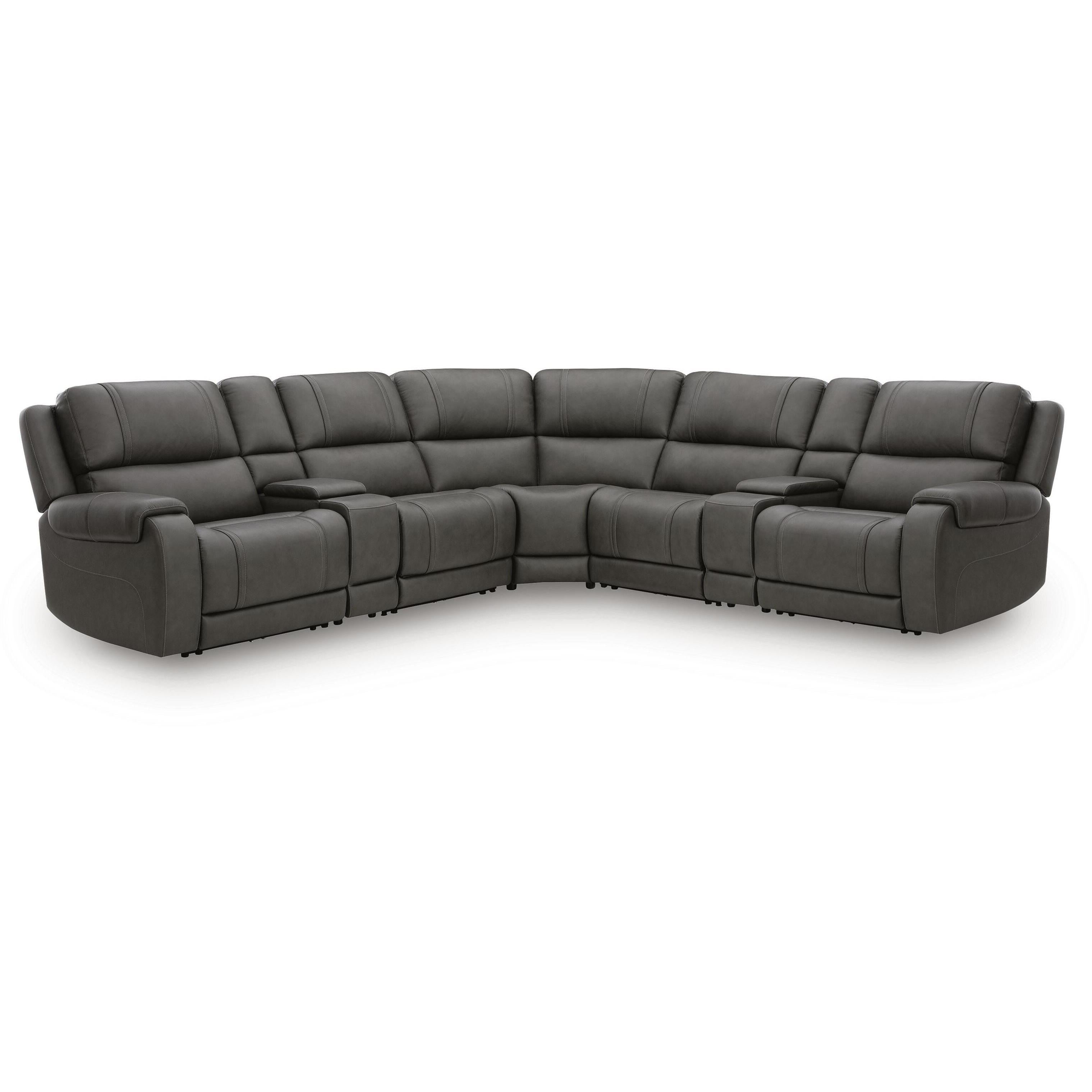  Signature Design by Ashley 5Z - Pittson PCU12600S10 7 pc Power Reclining Sectional IMAGE 1