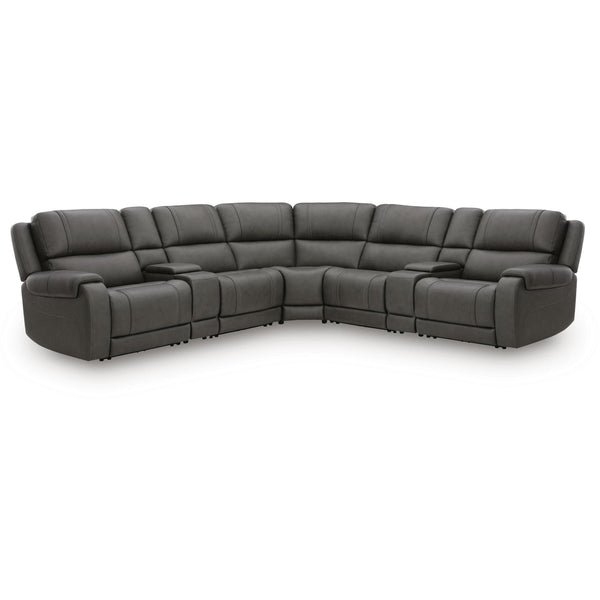 Signature Design by Ashley 5Z - Pittson PCU12600S10 7 pc Power Reclining Sectional