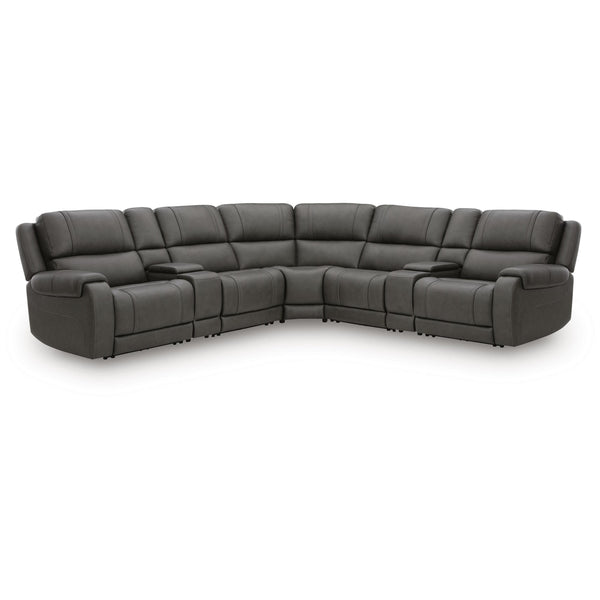 Signature Design by Ashley 5Z - Pittson PCU12600S11 7 pc Power Reclining Sectional