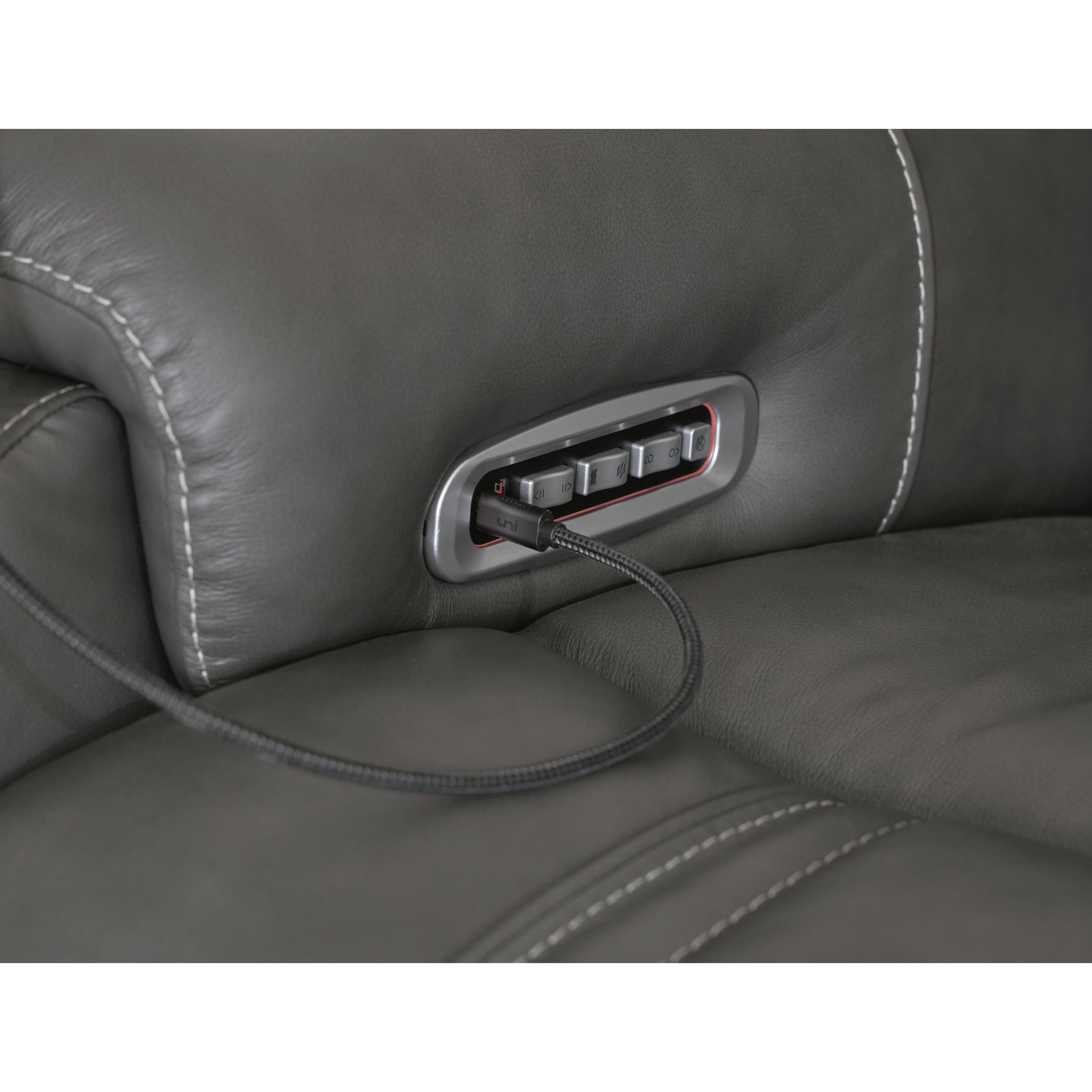  Signature Design by Ashley 5Z - Pittson PCU12600S11 7 pc Power Reclining Sectional IMAGE 5