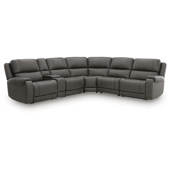 Signature Design by Ashley 5Z - Pittson PCU12600S8 6 pc Power Reclining Sectional