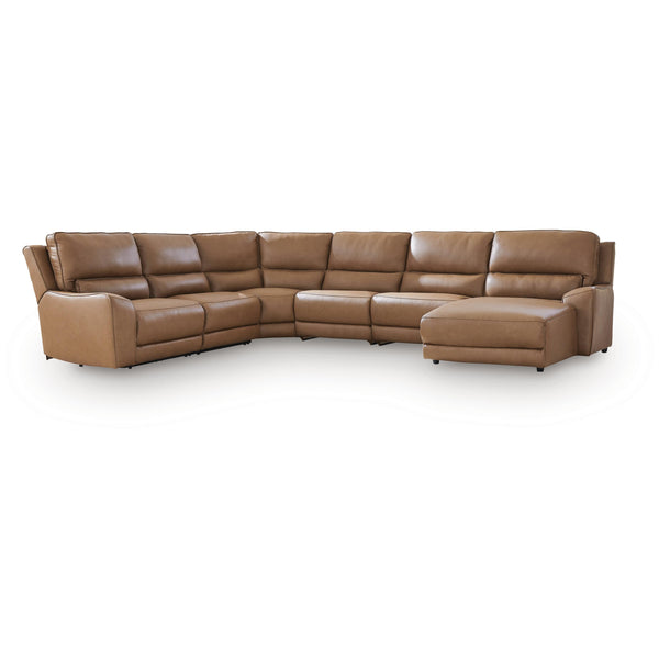 Signature Design by Ashley DeepWakes PCU62606S33 6 pc Reclining Sectional with Chaise