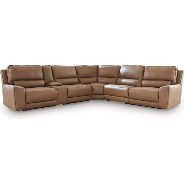 Signature Design by Ashley DeepWakes PCU62606S36 6 pc Reclining Sectional with Storage Console