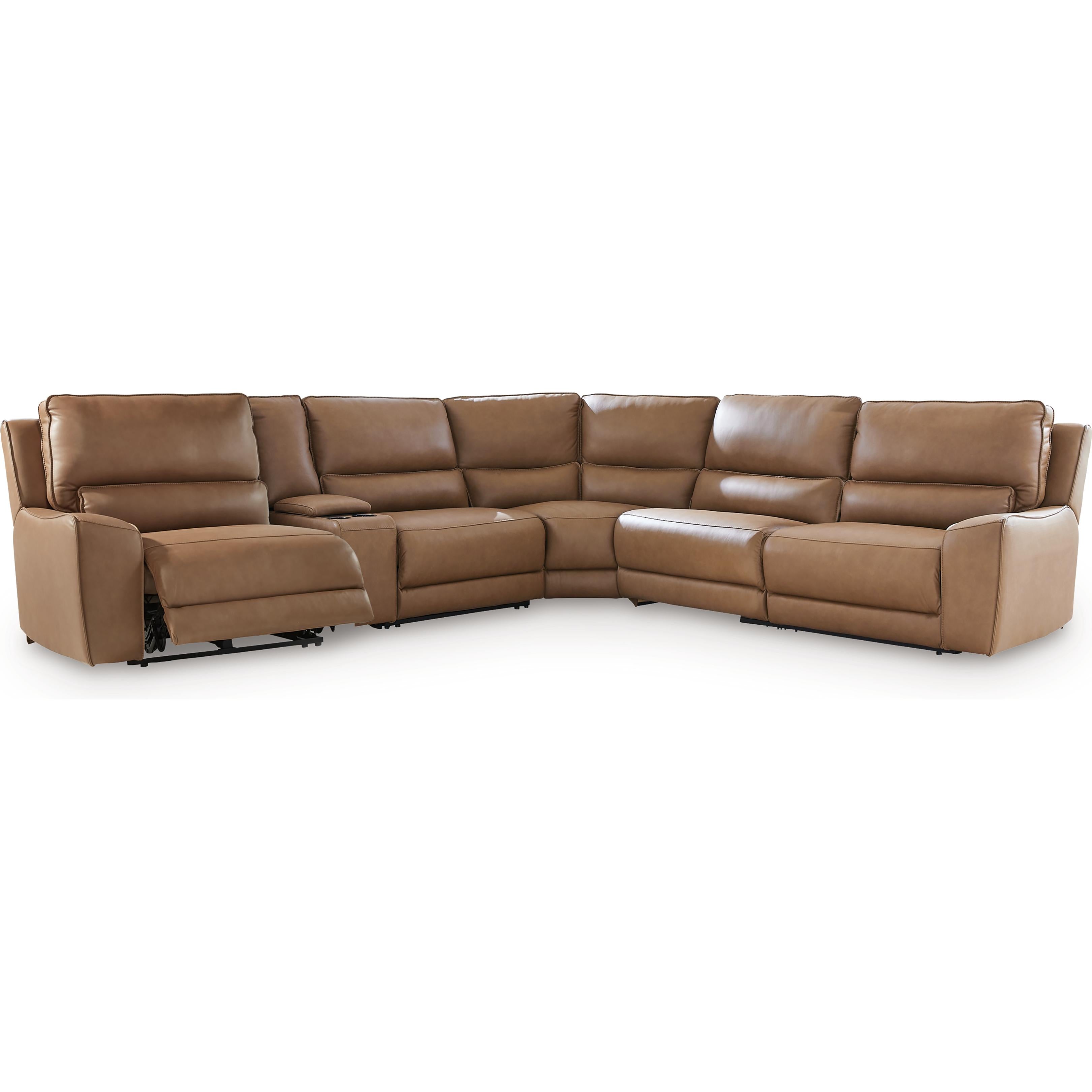  Signature Design by Ashley DeepWakes PCU62606S36 6 pc Reclining Sectional with Storage Console IMAGE 3