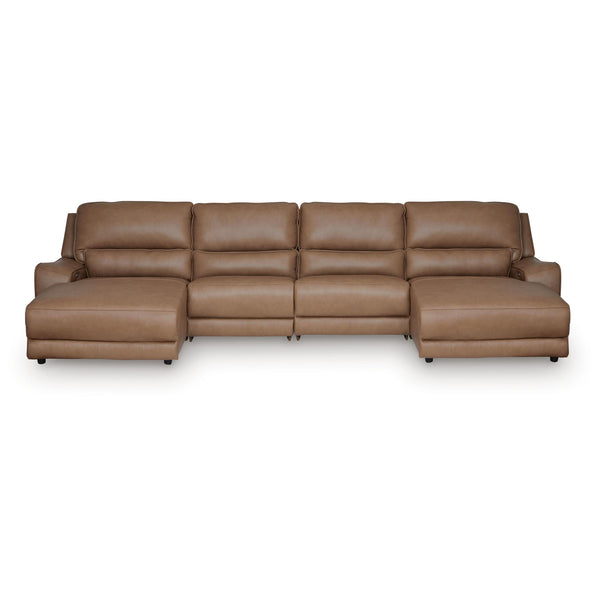 Signature Design by Ashley DeepWakes PCU62606S37 4 pc Reclining Sectional with Double Chaise