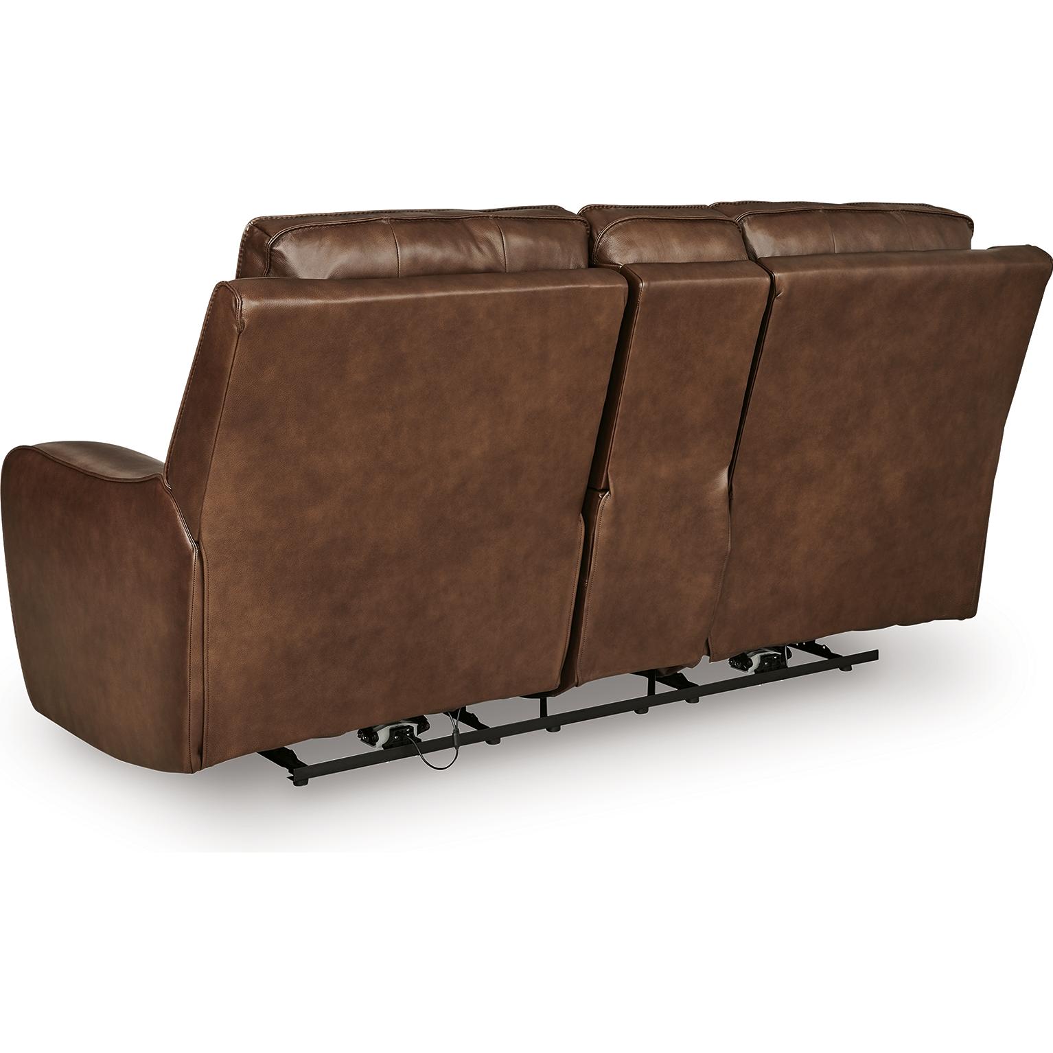  Manufacturer Color_Canyon --  DeepWakes PCU6260718 Power Reclining Loveseat with Console and Adjustable Headrest IMAGE 4