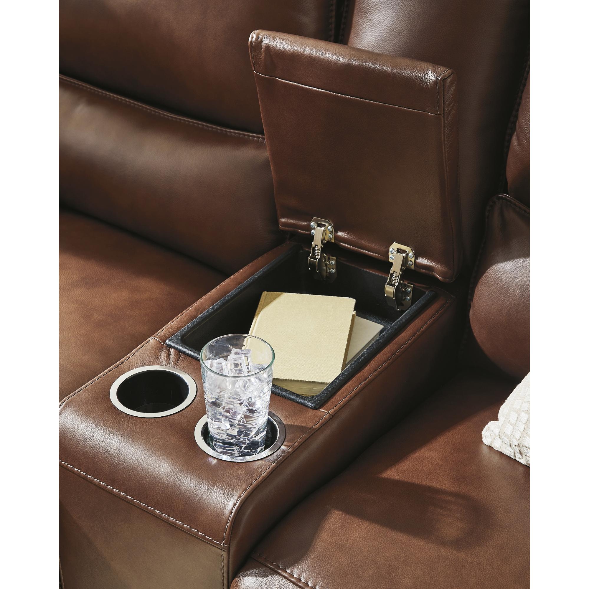  Manufacturer Color_Canyon --  DeepWakes PCU6260718 Power Reclining Loveseat with Console and Adjustable Headrest IMAGE 6