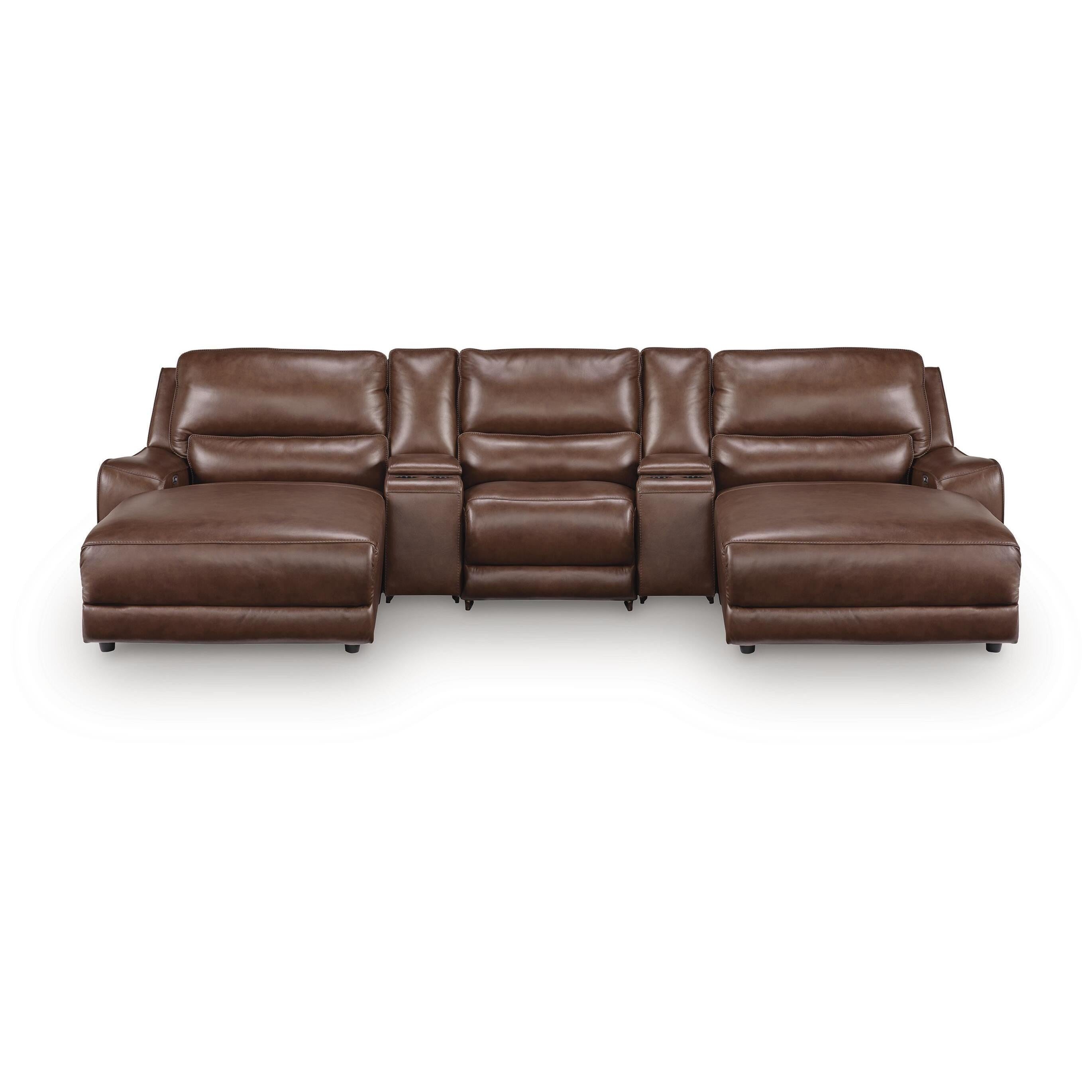  Signature Design by Ashley DeepWakes PCU62607S16 5 pc Power Reclining Sectional with Chaise IMAGE 1