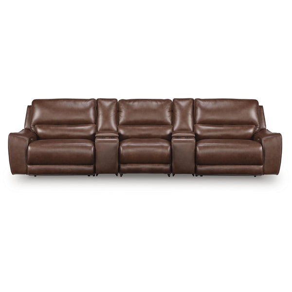Signature Design by Ashley DeepWakes PCU62607S39 5 pc Reclining Sectional with Storage Consoles
