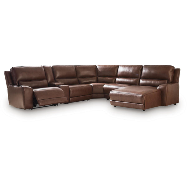 Signature Design by Ashley DeepWakes PCU62607S6 6 pc Power Reclining Sectional with Chaise