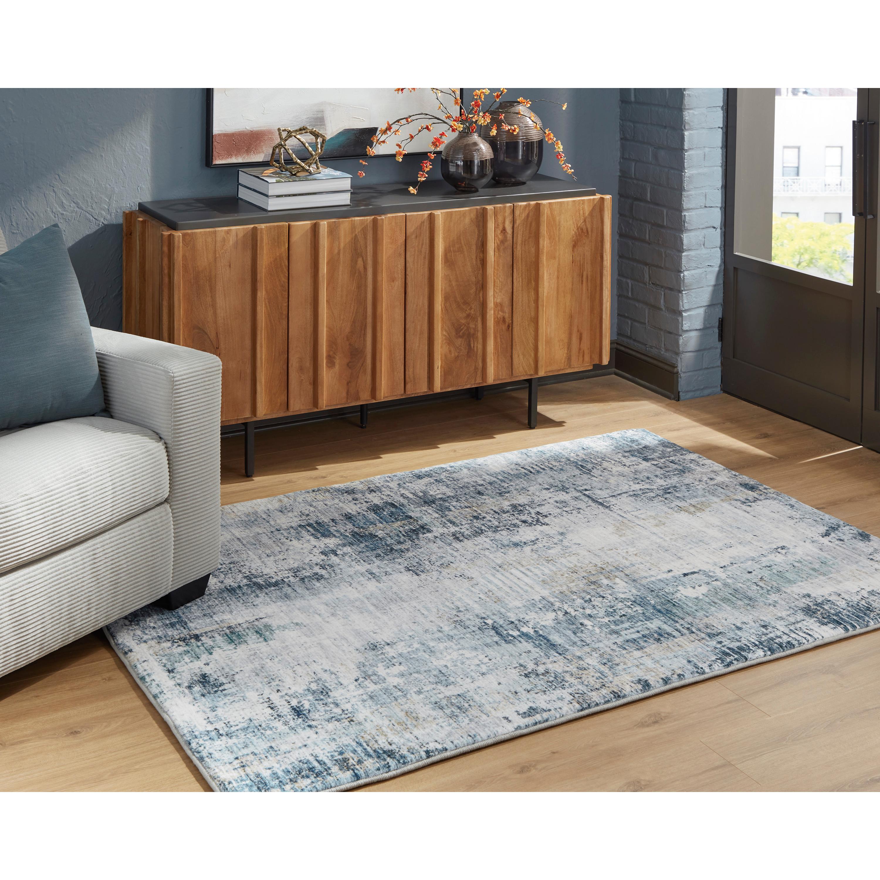  Size_5' x 6'11" --  Signature Design by Ashley Arlenmont Memory Foam Rug IMAGE 2