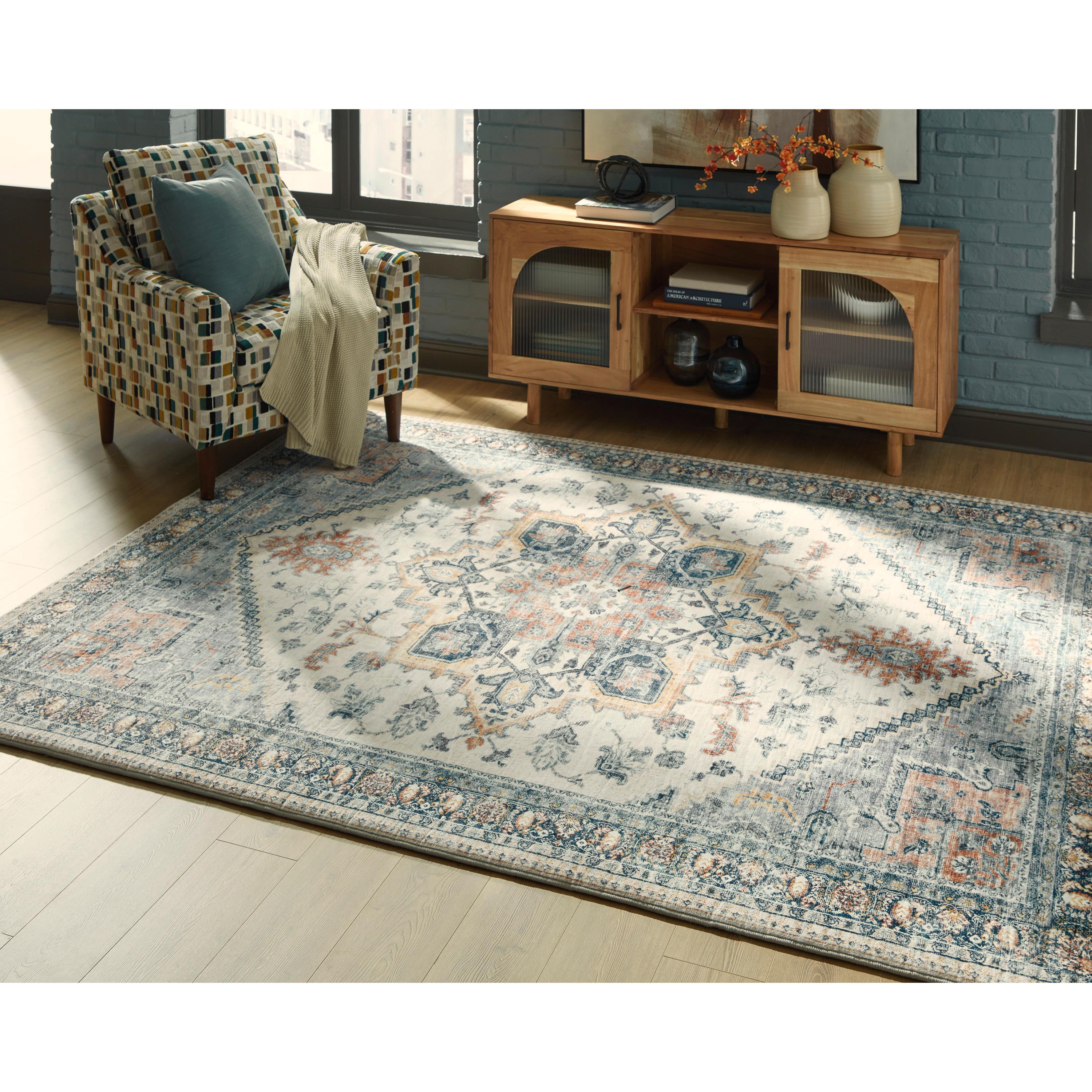  Size_7'7" x 9'6" --  Wallney R407491 Memory Foam Large Rug IMAGE 2