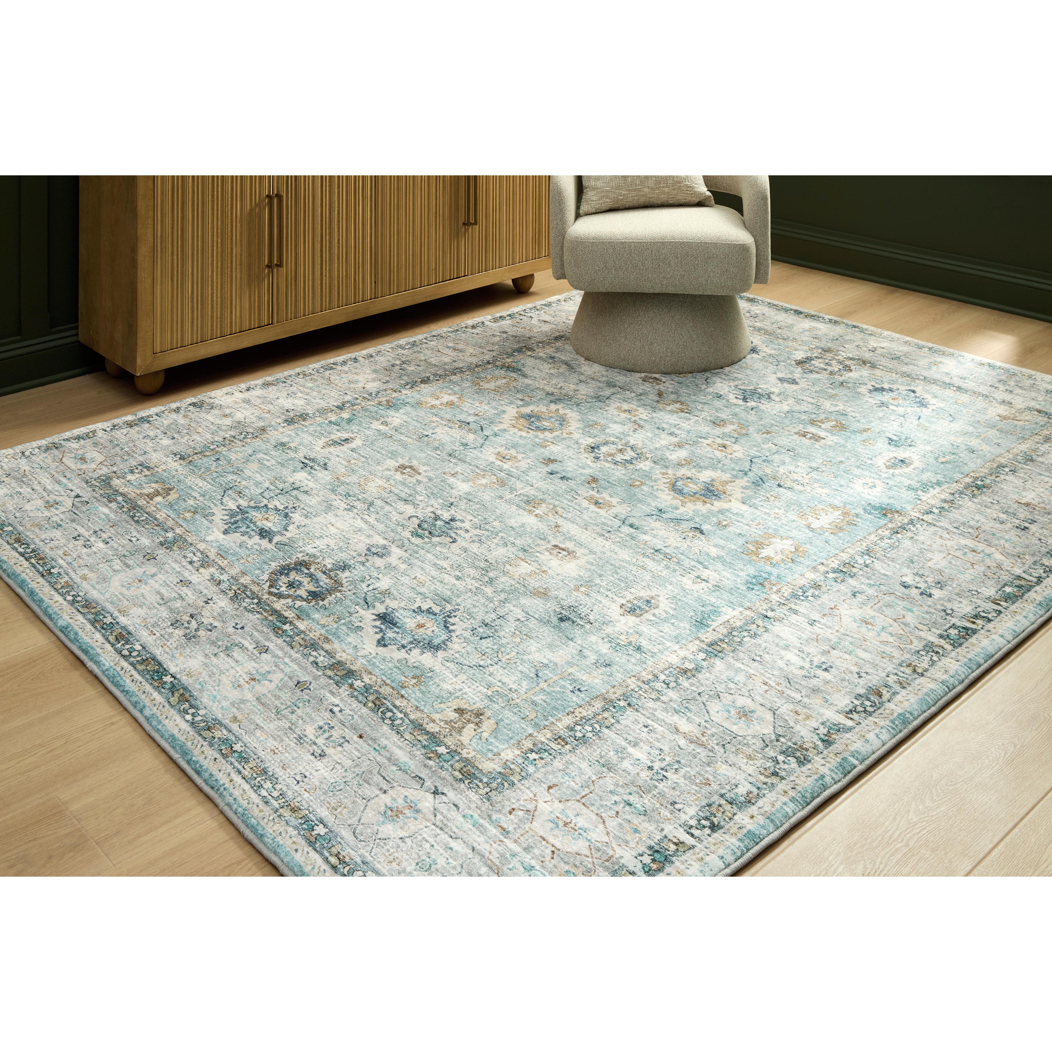  Size_7'7" x 9'6" --  Ladstoney R407501 Memory Foam Large Rug IMAGE 2