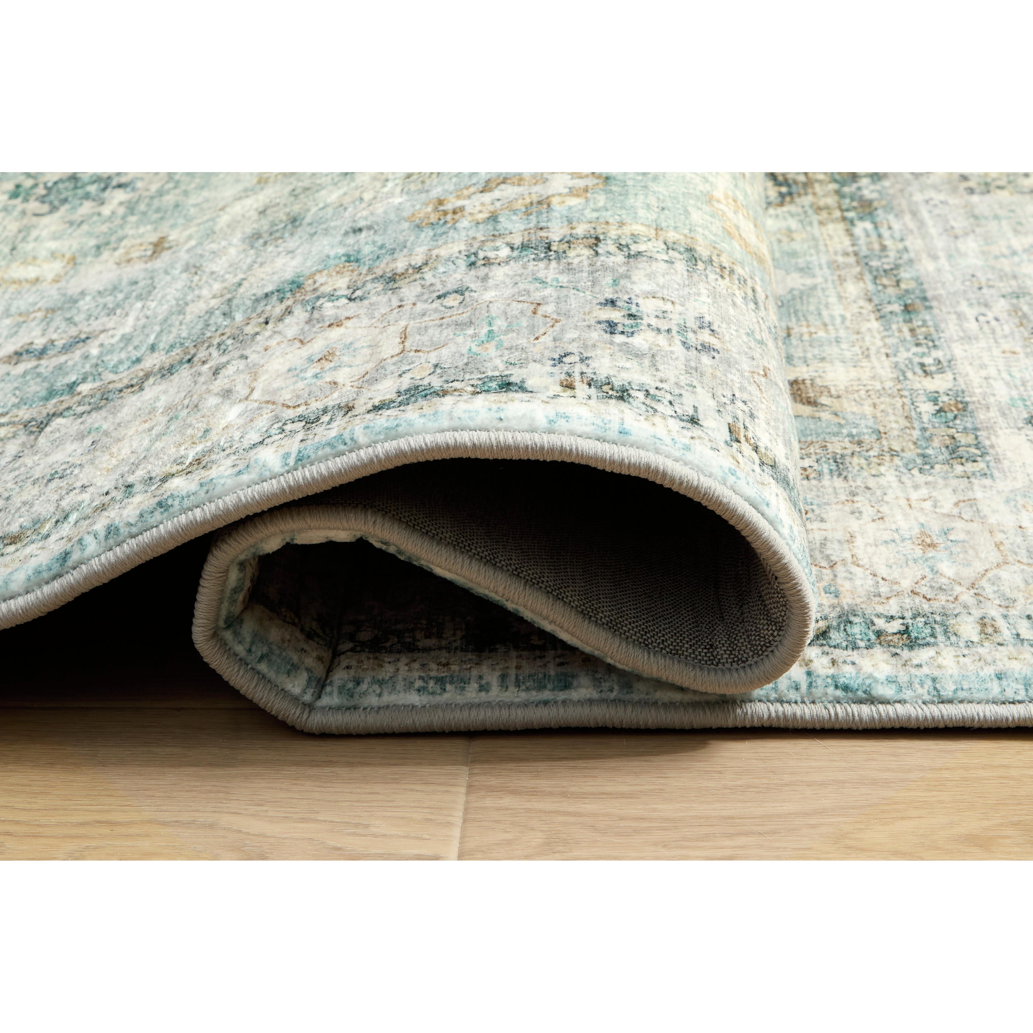  Size_7'7" x 9'6" --  Ladstoney R407501 Memory Foam Large Rug IMAGE 4