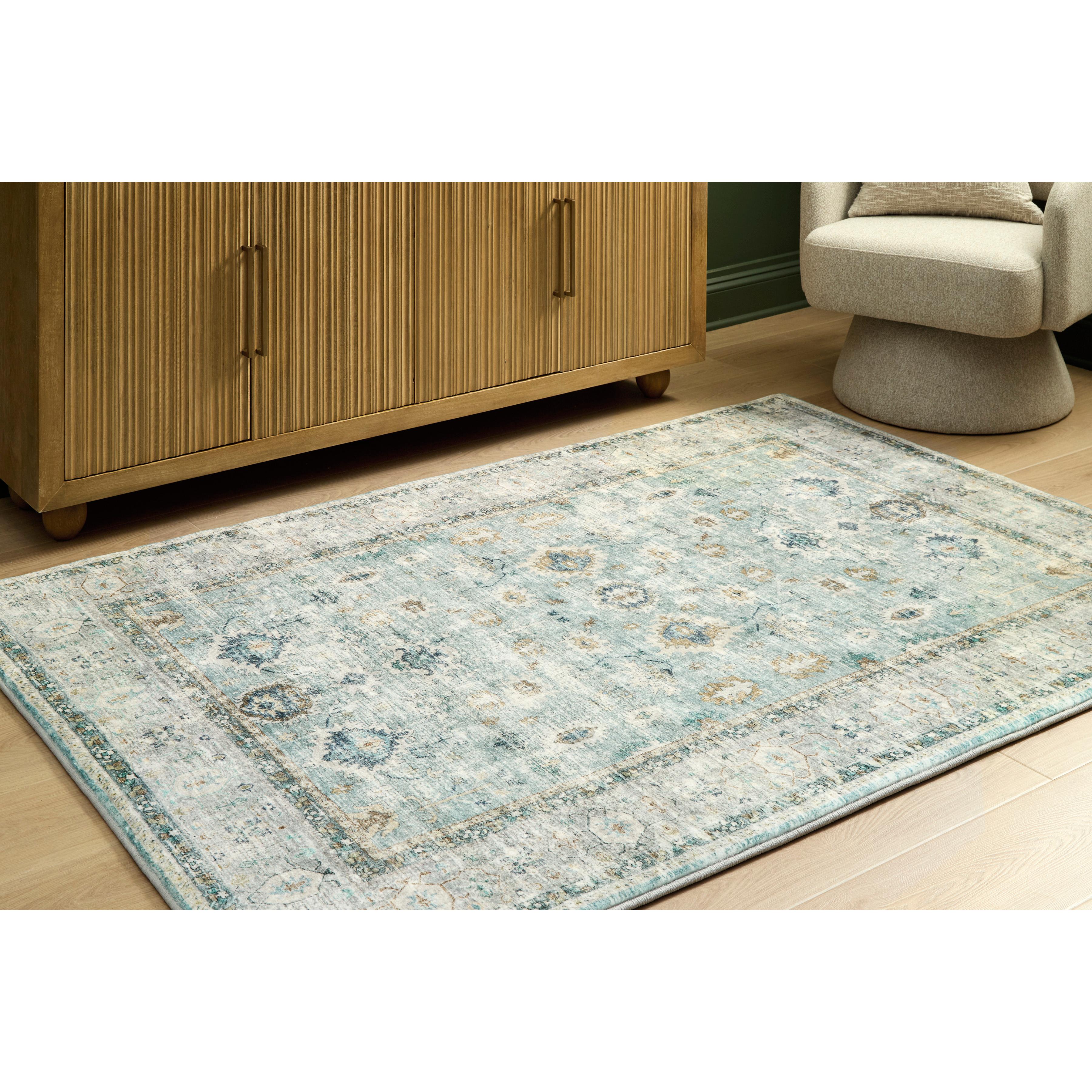  Size_5' x 6'11" --  Signature Design by Ashley Ladstoney Memory Foam Rug IMAGE 2