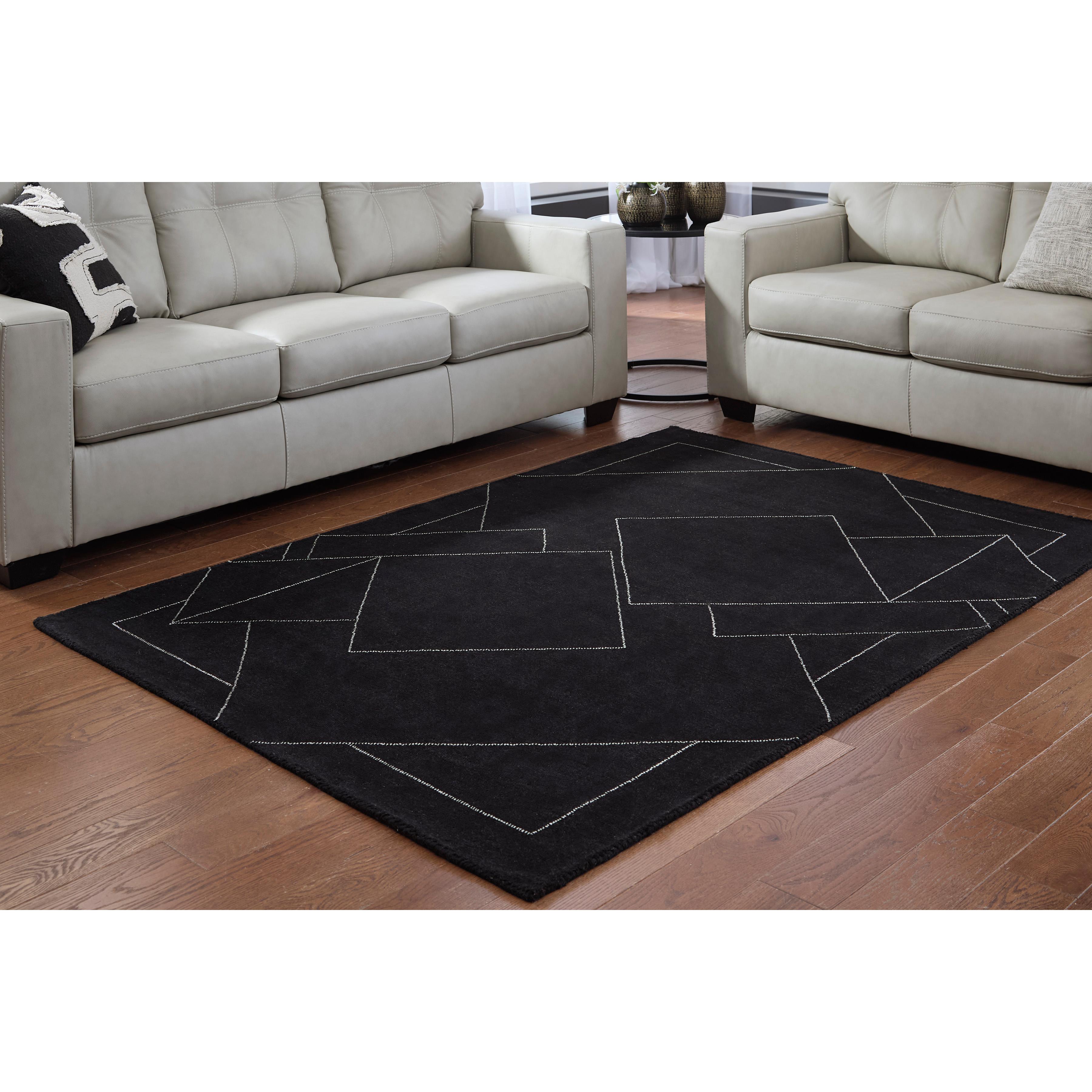  Size_5'2" x 7' --  Signature Design by Ashley Marav Rug IMAGE 2