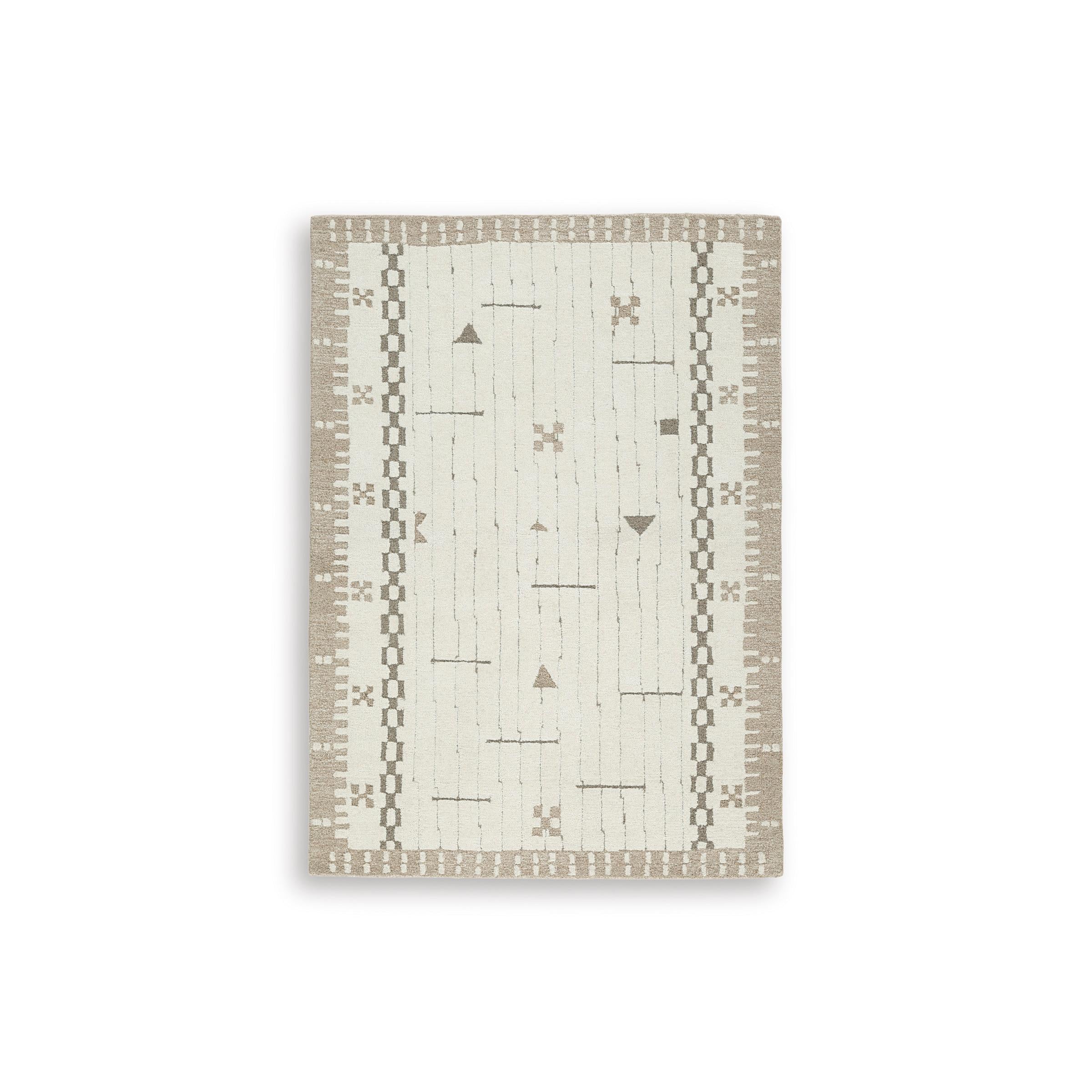  Size_5' x 6'10" --  Signature Design by Ashley Dot Rug IMAGE 1