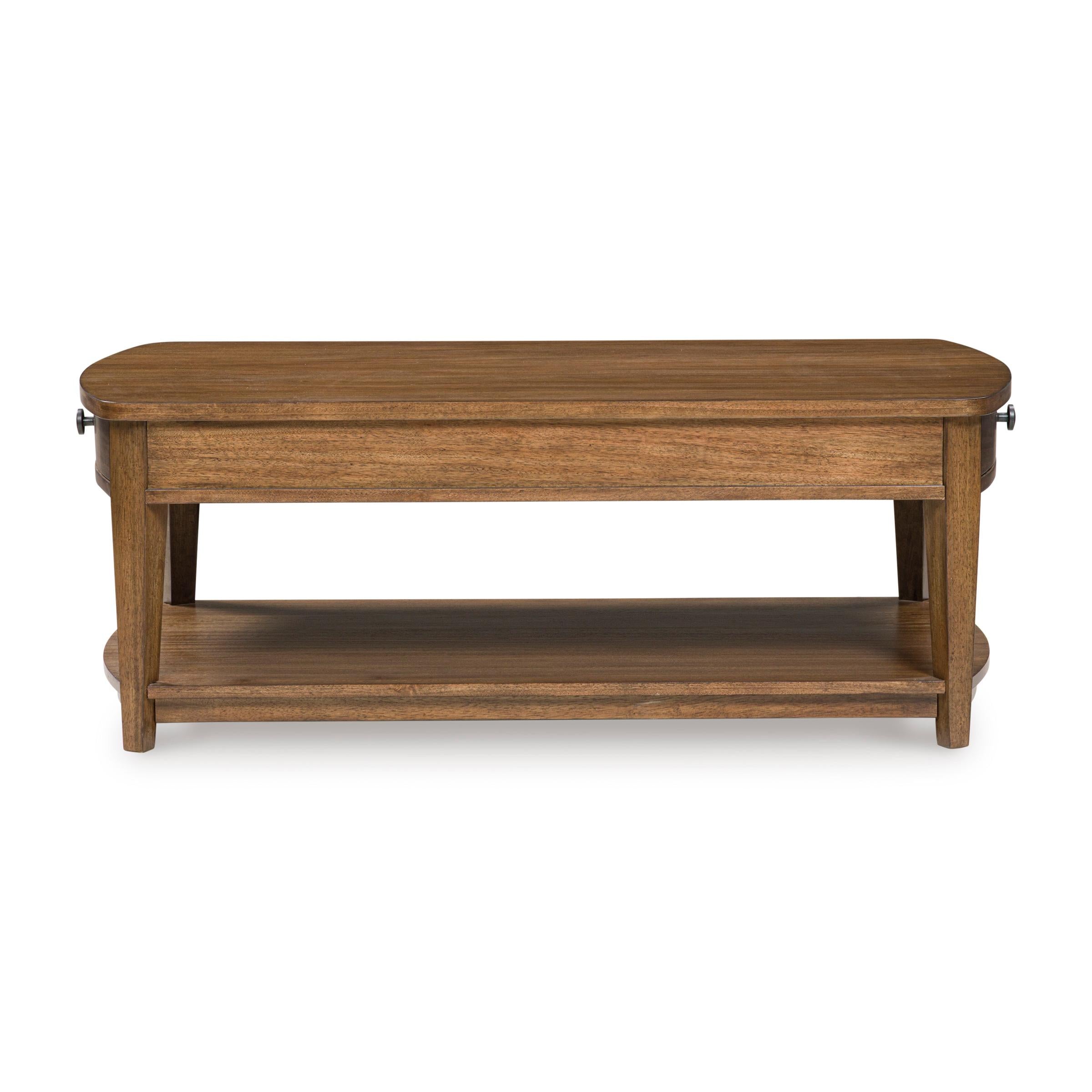  Signature Design by Ashley Burkbyer T513-1 Rectangular Cocktail Table IMAGE 3