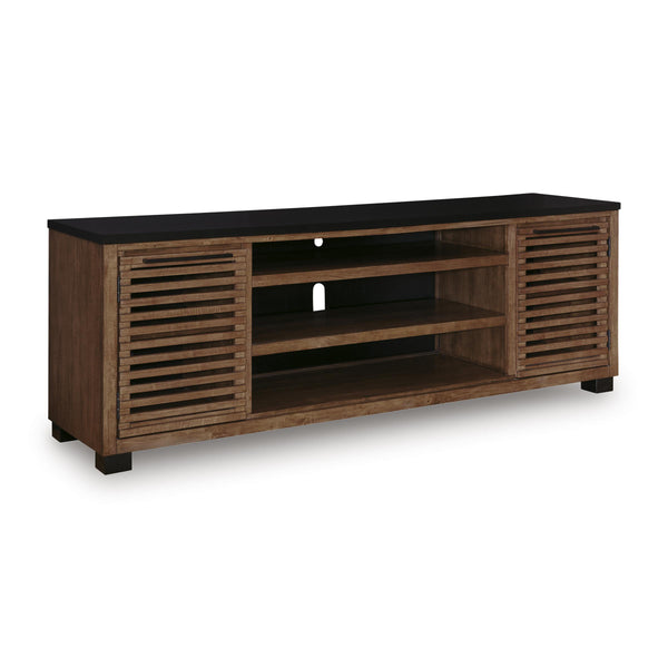 Signature Design by Ashley Kallari W737-78 XL TV Stand with Fireplace Option