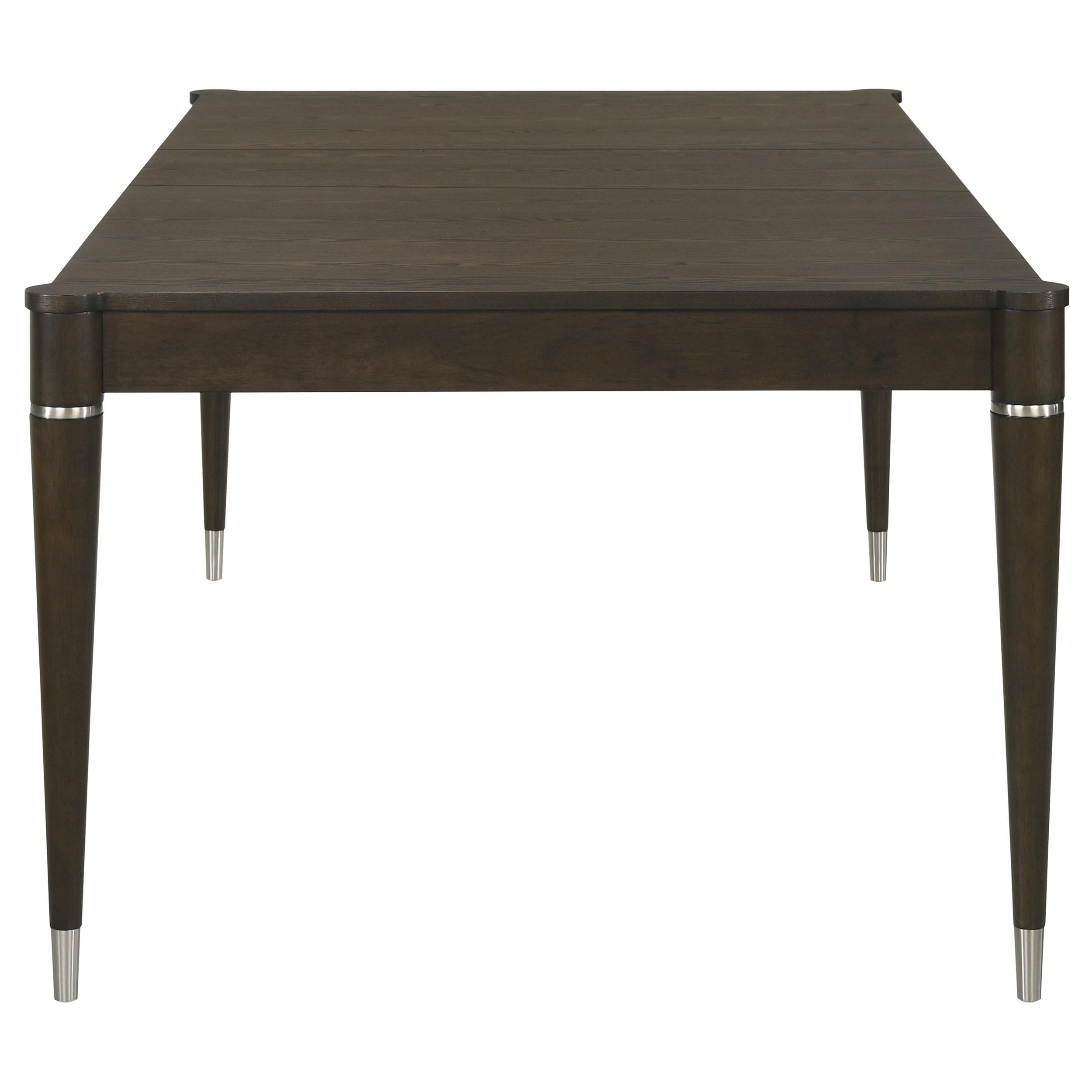  Coaster Furniture Reseda 193671 81-inch Extension Leaf Dining Table - Ash Brown IMAGE 7