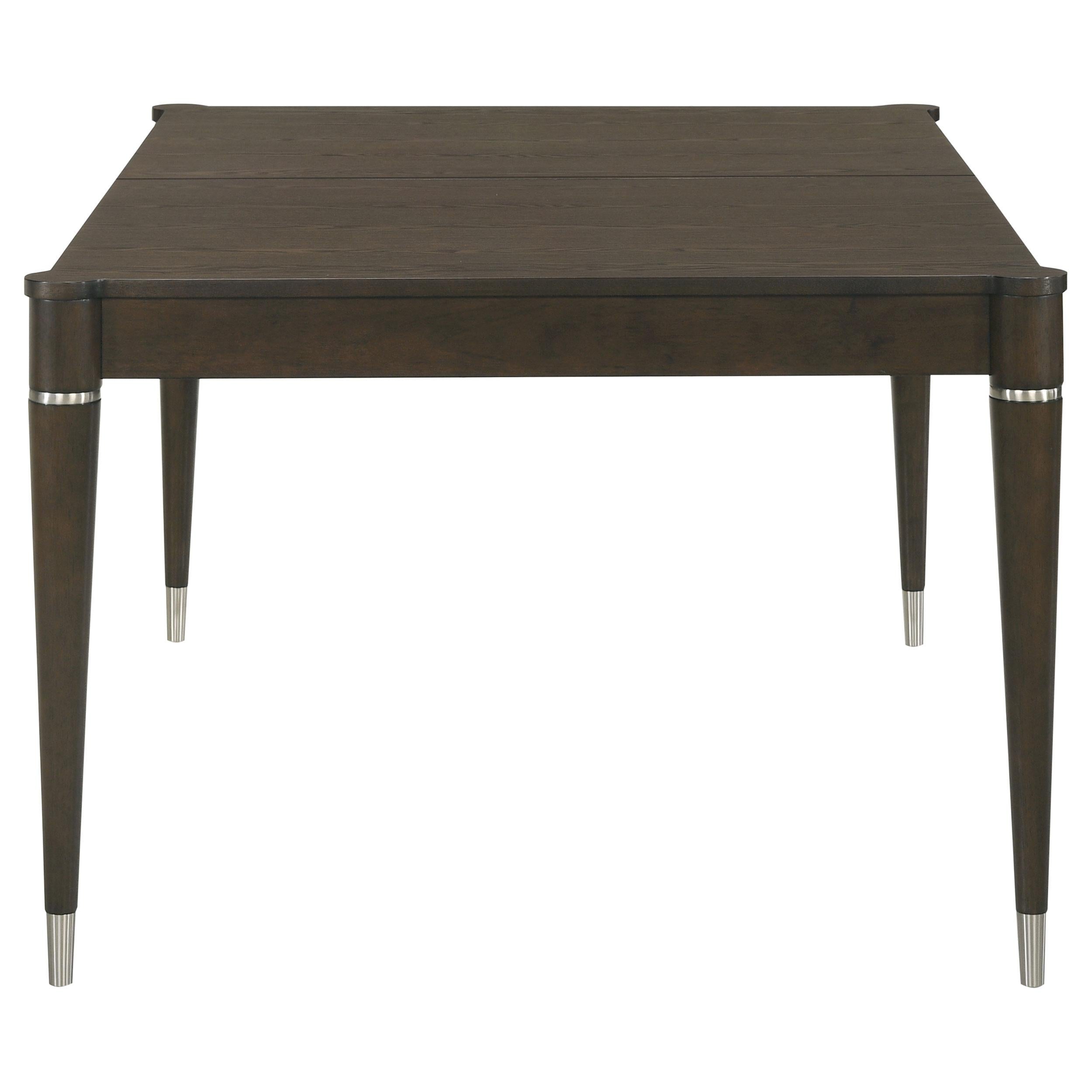  Coaster Furniture Reseda 193671 81-inch Extension Leaf Dining Table - Ash Brown IMAGE 8