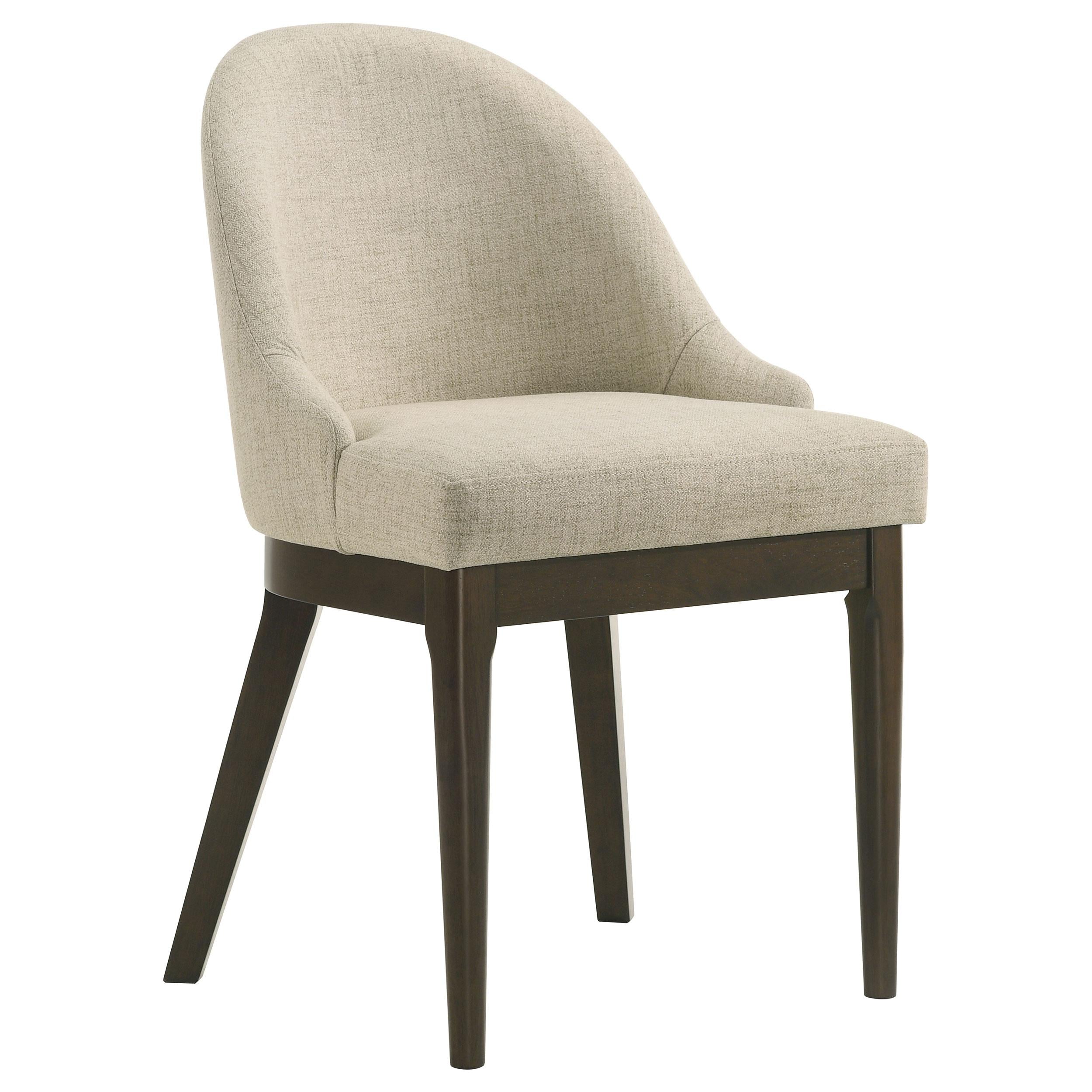  Coaster Furniture Reseda 193672 Set of 2 Upholstered Dining Side Chair - Beige IMAGE 3