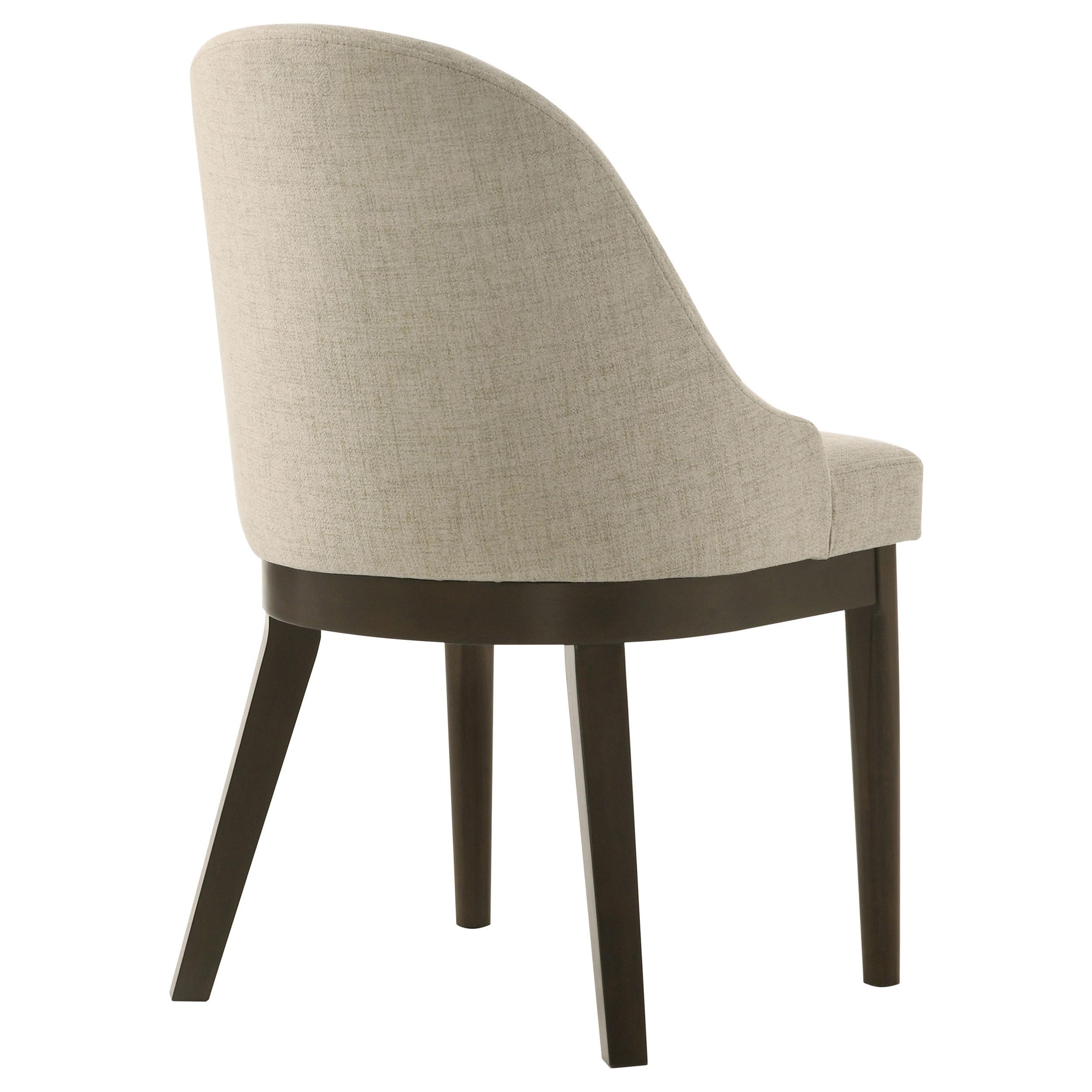  Coaster Furniture Reseda 193672 Set of 2 Upholstered Dining Side Chair - Beige IMAGE 8