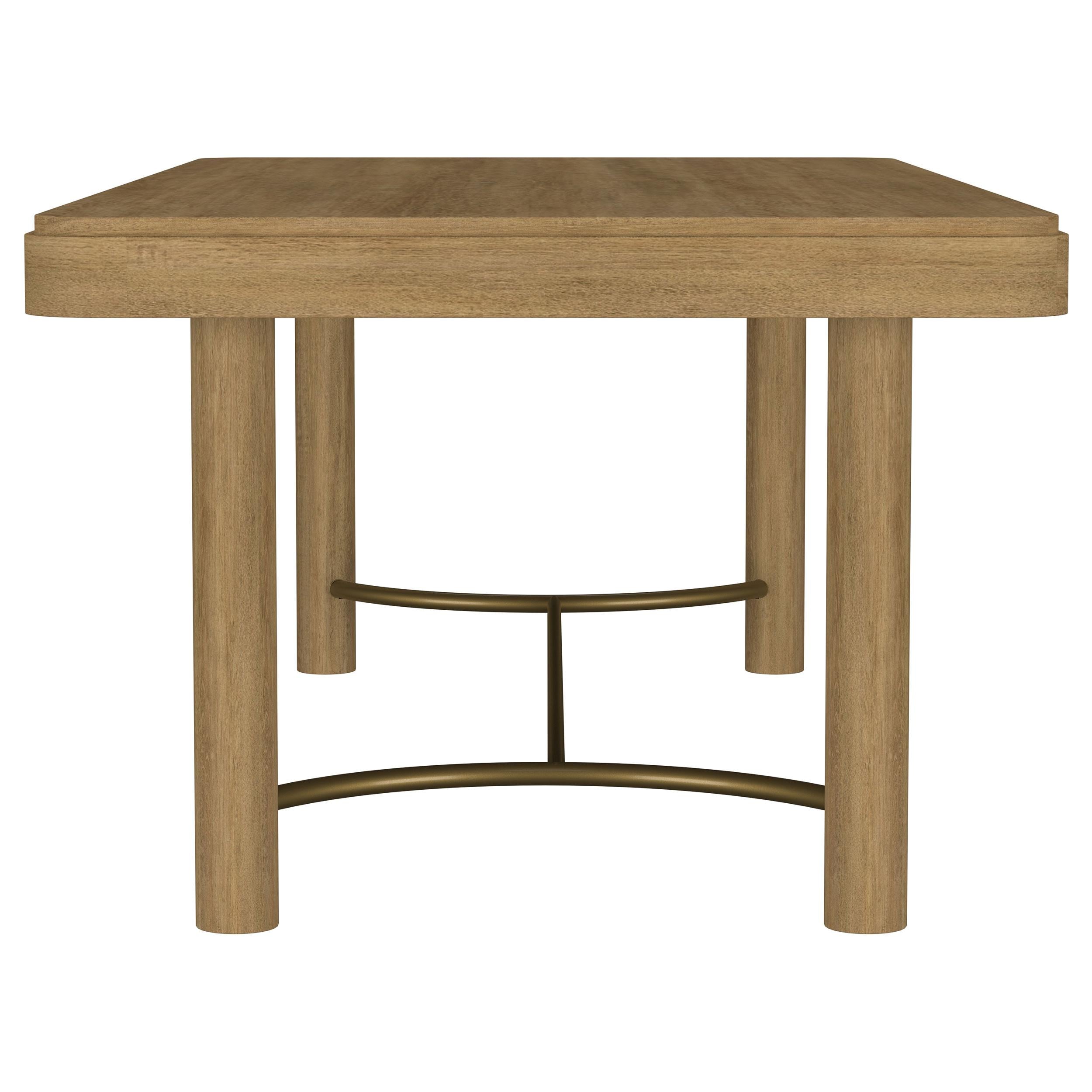  Coaster Furniture Arini 108931 104-inch Extension Leaf Dining Table - Sand Wash IMAGE 8
