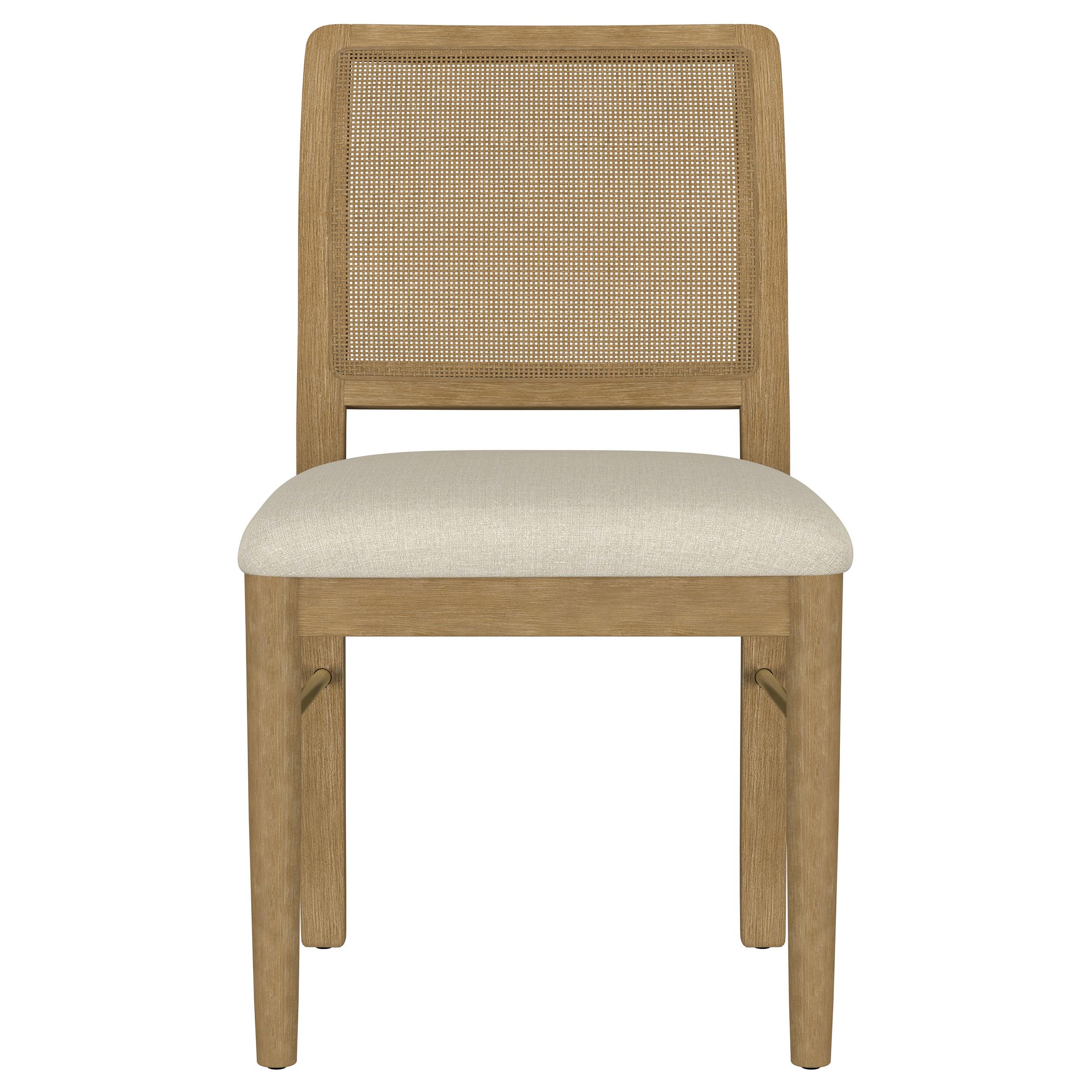  Coaster Furniture Arini 108932SWD Set of 2 Rattan Cane Dining Side Chair - Sand Wash IMAGE 3