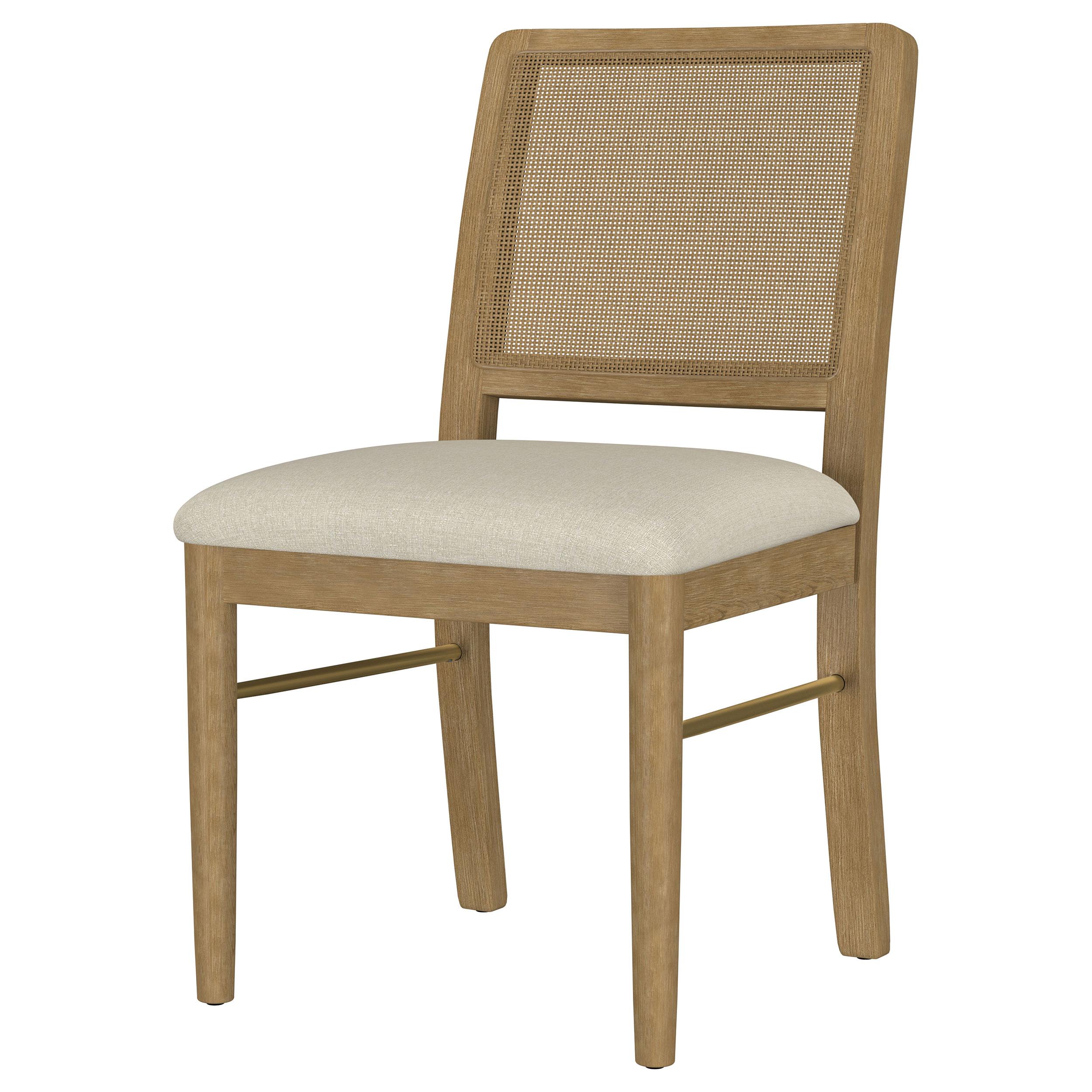  Coaster Furniture Arini 108932SWD Set of 2 Rattan Cane Dining Side Chair - Sand Wash IMAGE 4