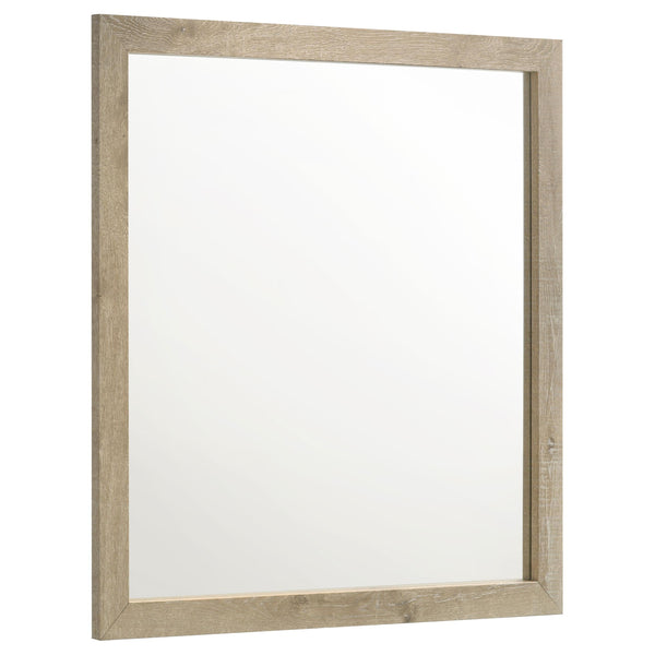 Coaster Furniture Oakglen 225104 Dresser Mirror - Weathered Oak