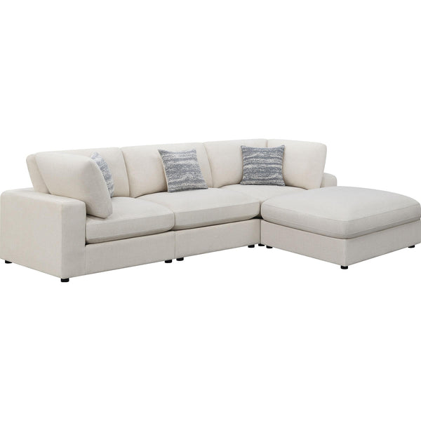 Coaster Furniture Serene 551321-SETB 4 pc Upholstered Modular Sectional - Beige