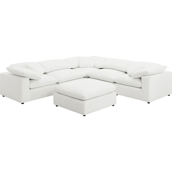 Coaster Furniture Raleigh 551751-SETA 6 pc Boucle Upholstered Modular Sectional - Ivory