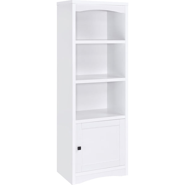 Coaster Furniture Laughlin 724114 3-shelf Engineered Wood Media Tower - White